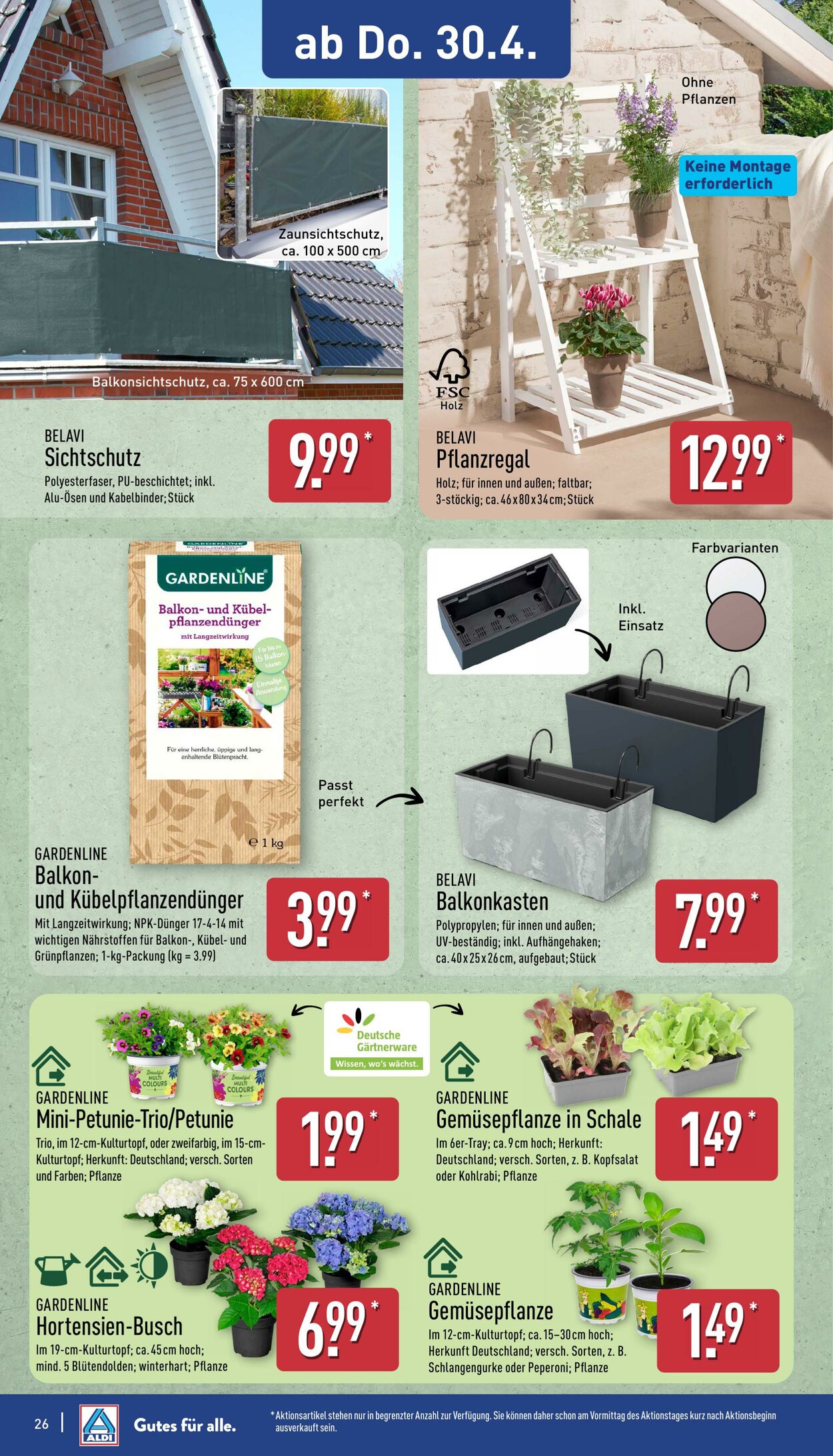 Prospekt Aldi-Nord 20.04.2026 - 25.04.2026