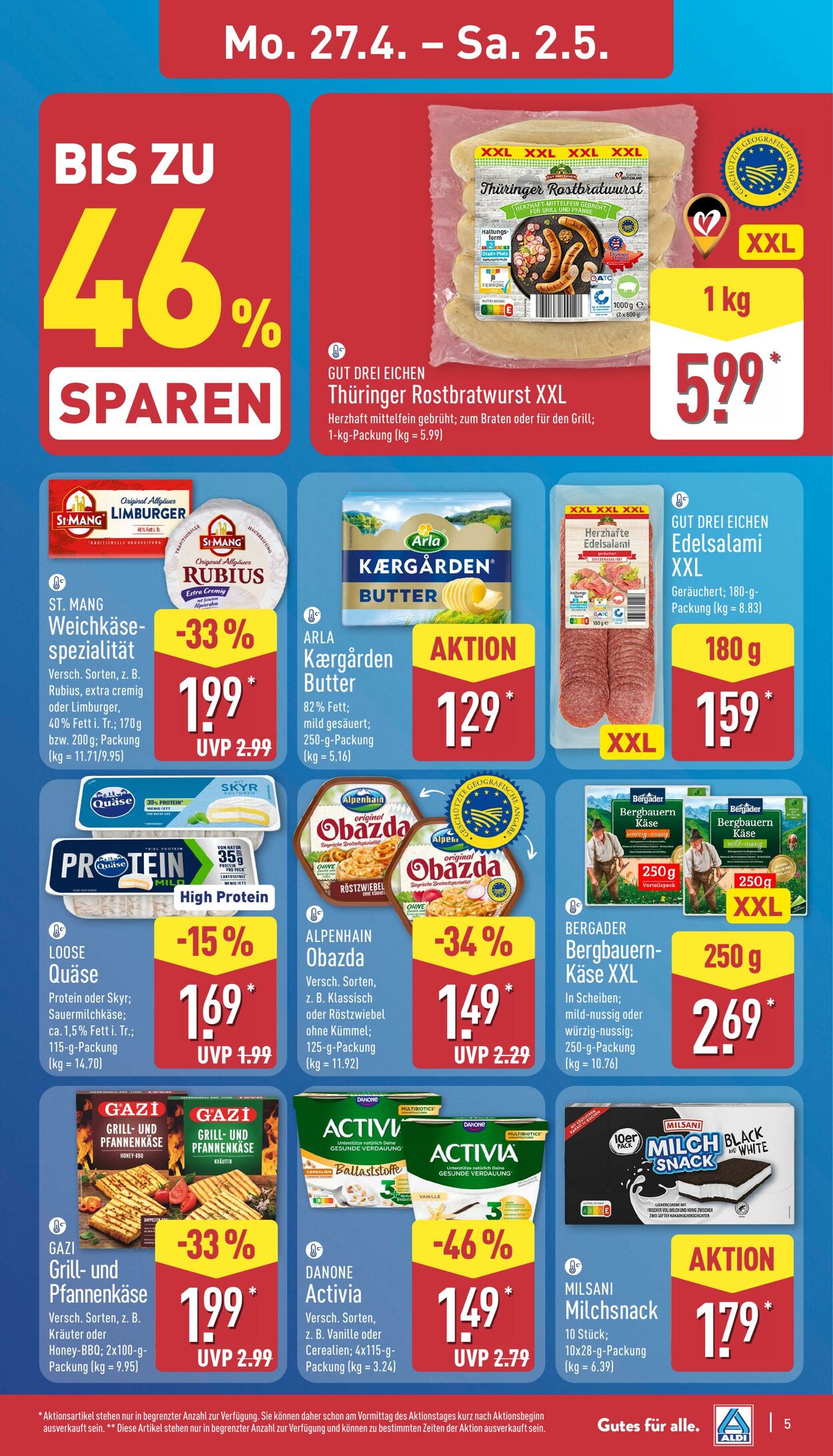 Prospekt Aldi-Nord 20.04.2026 - 25.04.2026
