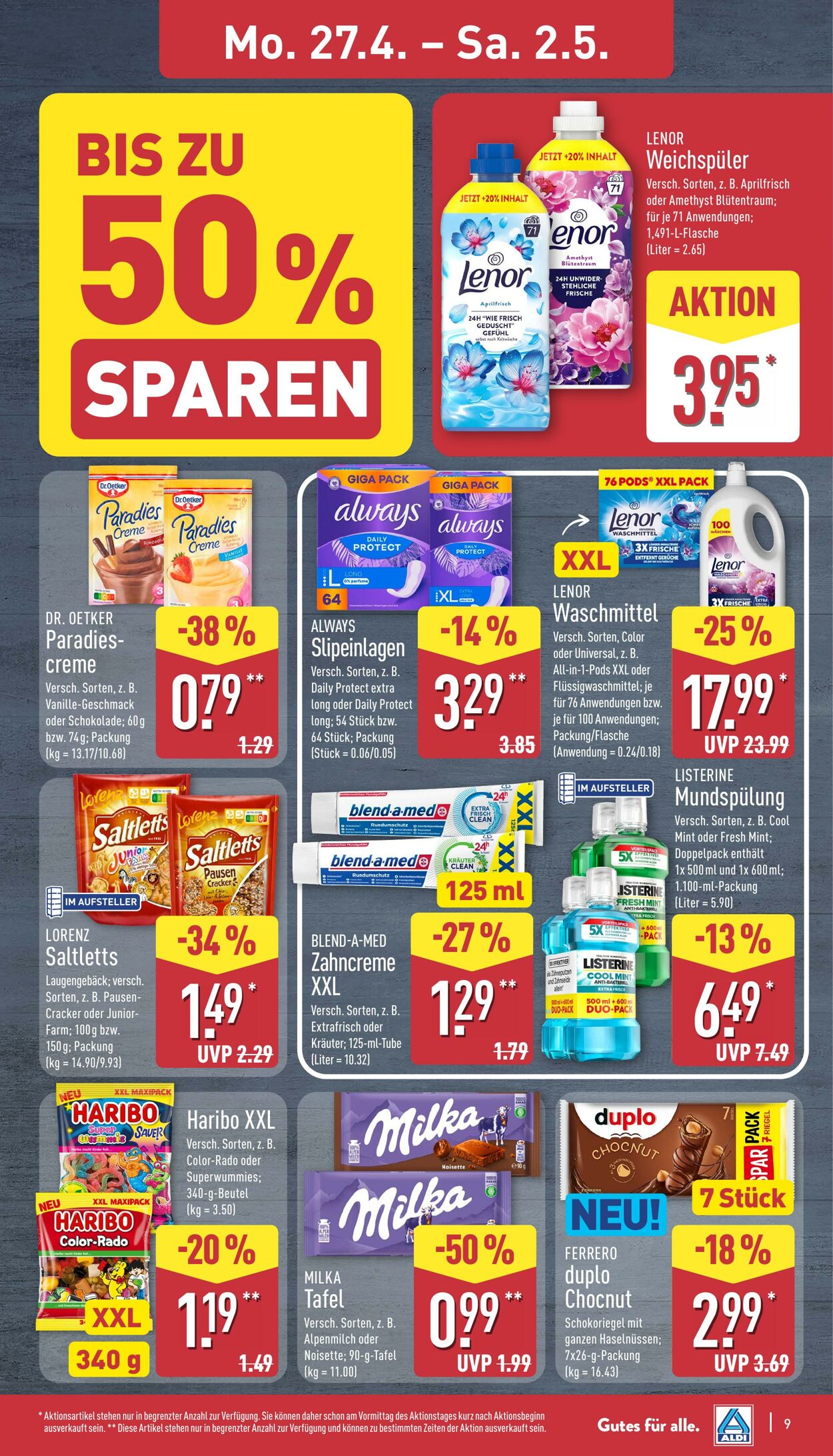 Prospekt Aldi-Nord 20.04.2026 - 25.04.2026