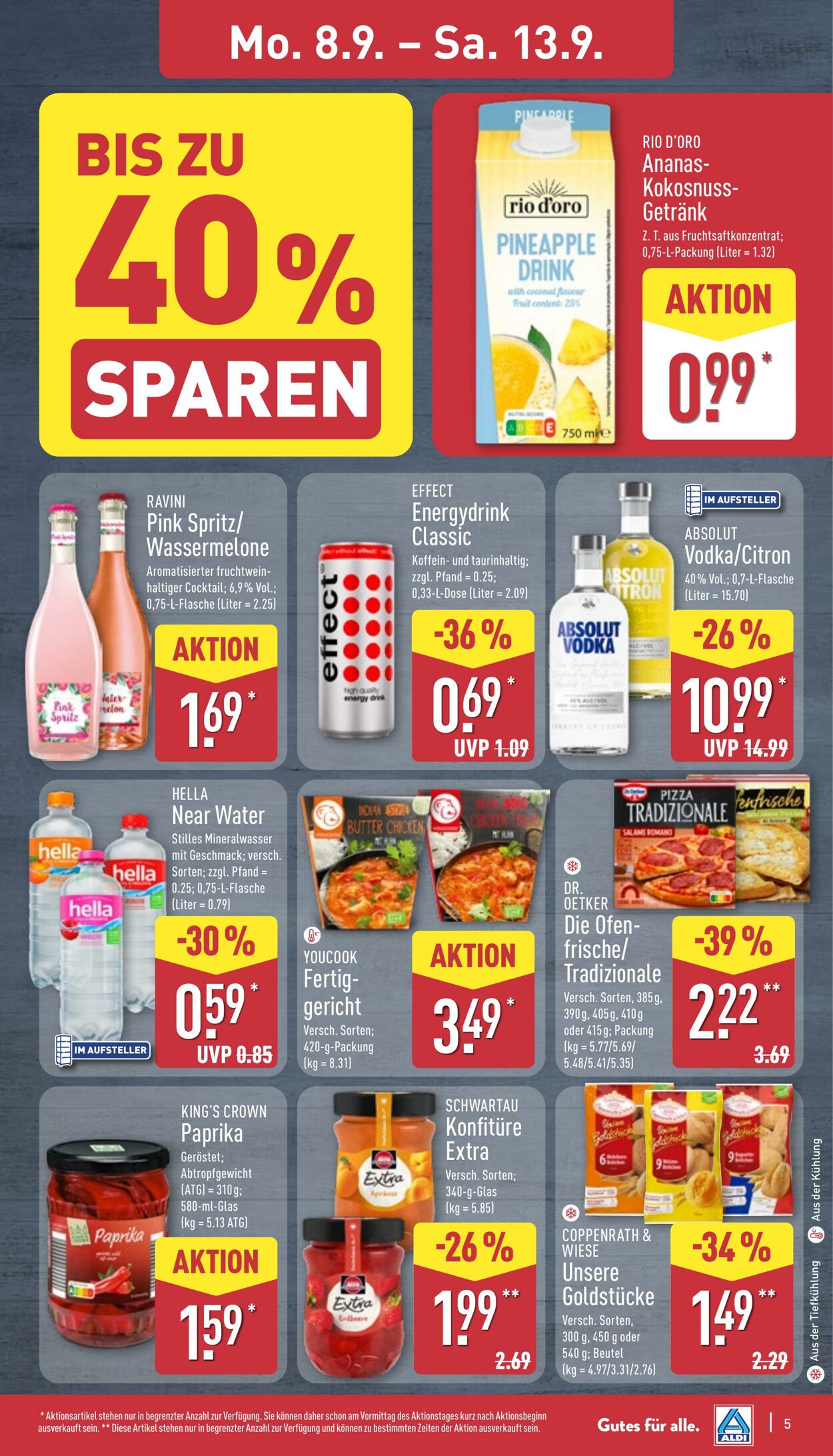 Prospekt Aldi-Nord 01.09.2025 - 06.09.2025