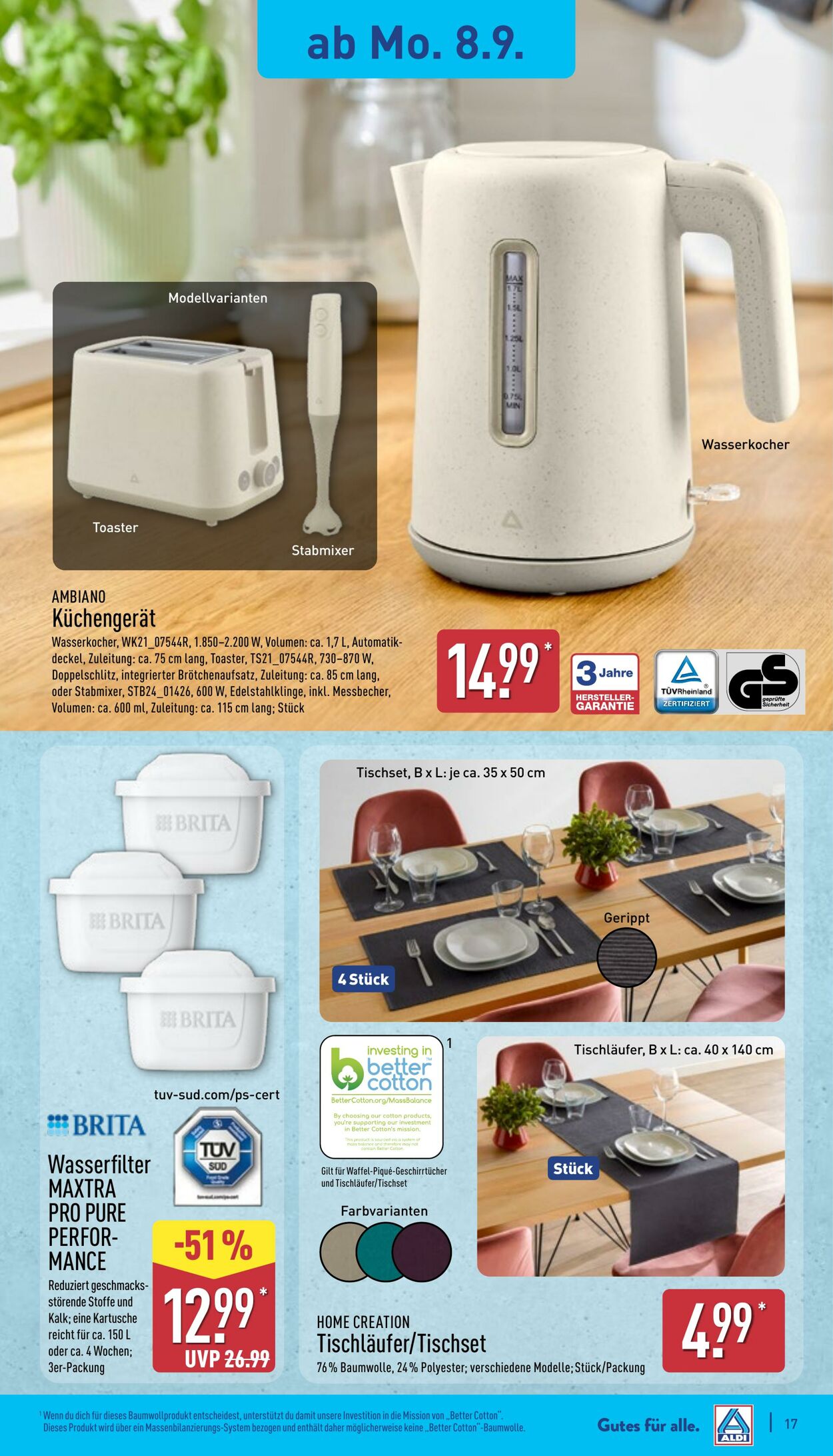 Prospekt Aldi-Nord 01.09.2025 - 06.09.2025