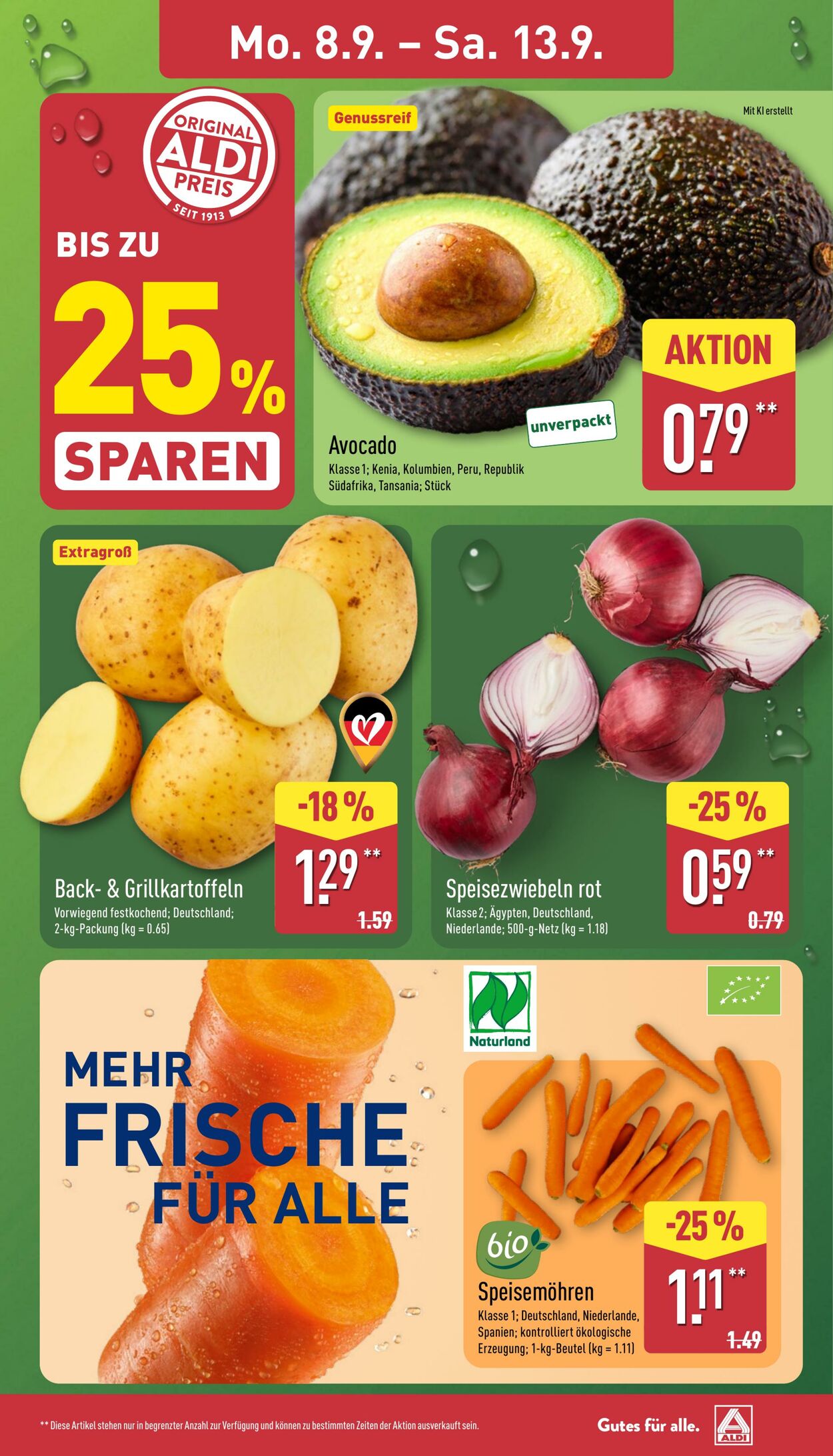 Prospekt Aldi-Nord 01.09.2025 - 06.09.2025