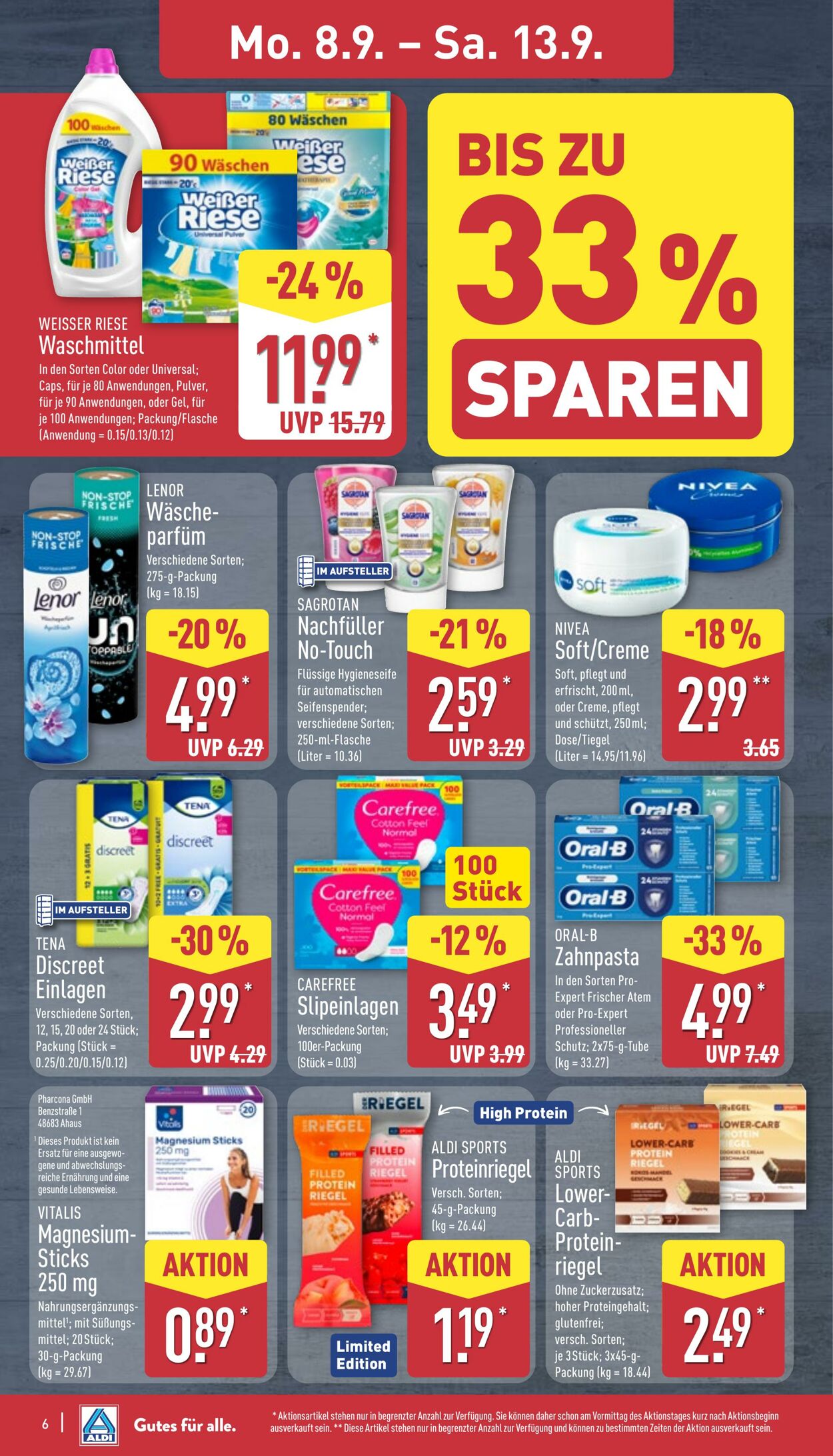 Prospekt Aldi-Nord 01.09.2025 - 06.09.2025