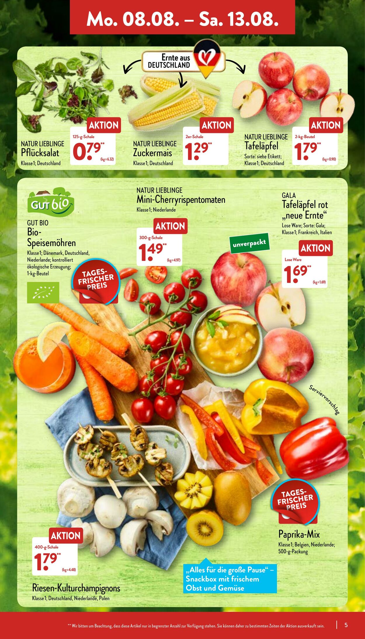 Prospekt Aldi-Nord 08.08.2022 - 13.08.2022