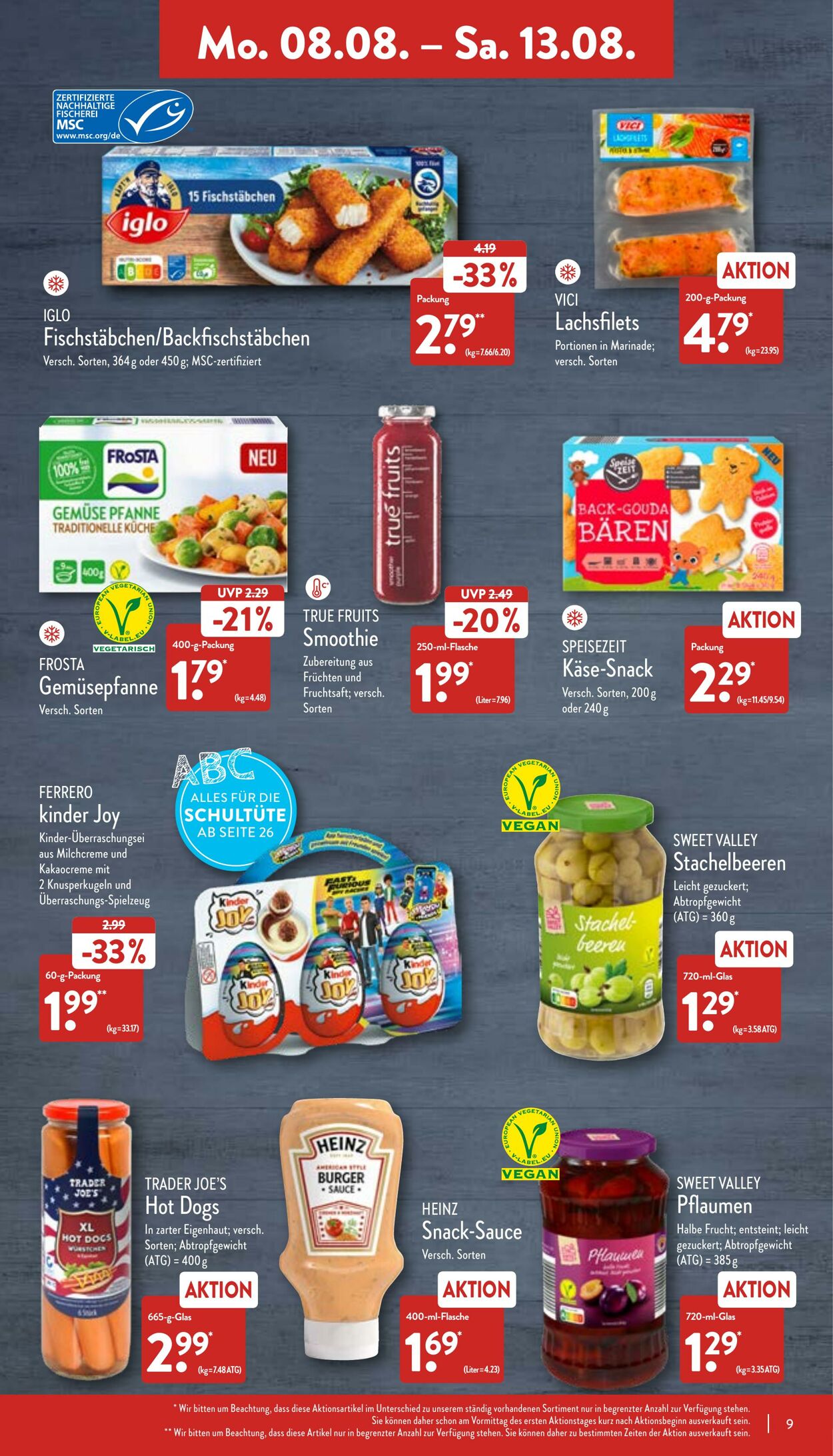 Prospekt Aldi-Nord 08.08.2022 - 13.08.2022