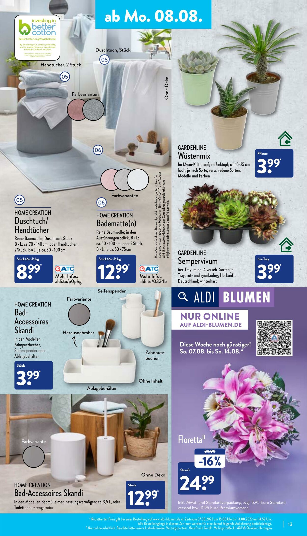 Prospekt Aldi-Nord 08.08.2022 - 13.08.2022