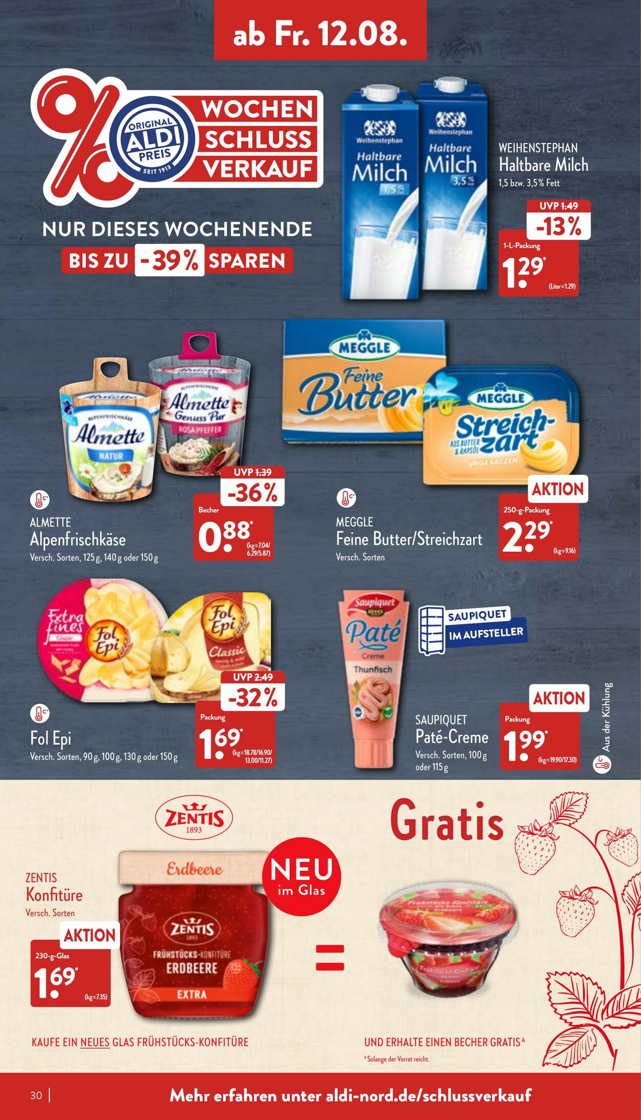 Prospekt Aldi-Nord 08.08.2022 - 13.08.2022