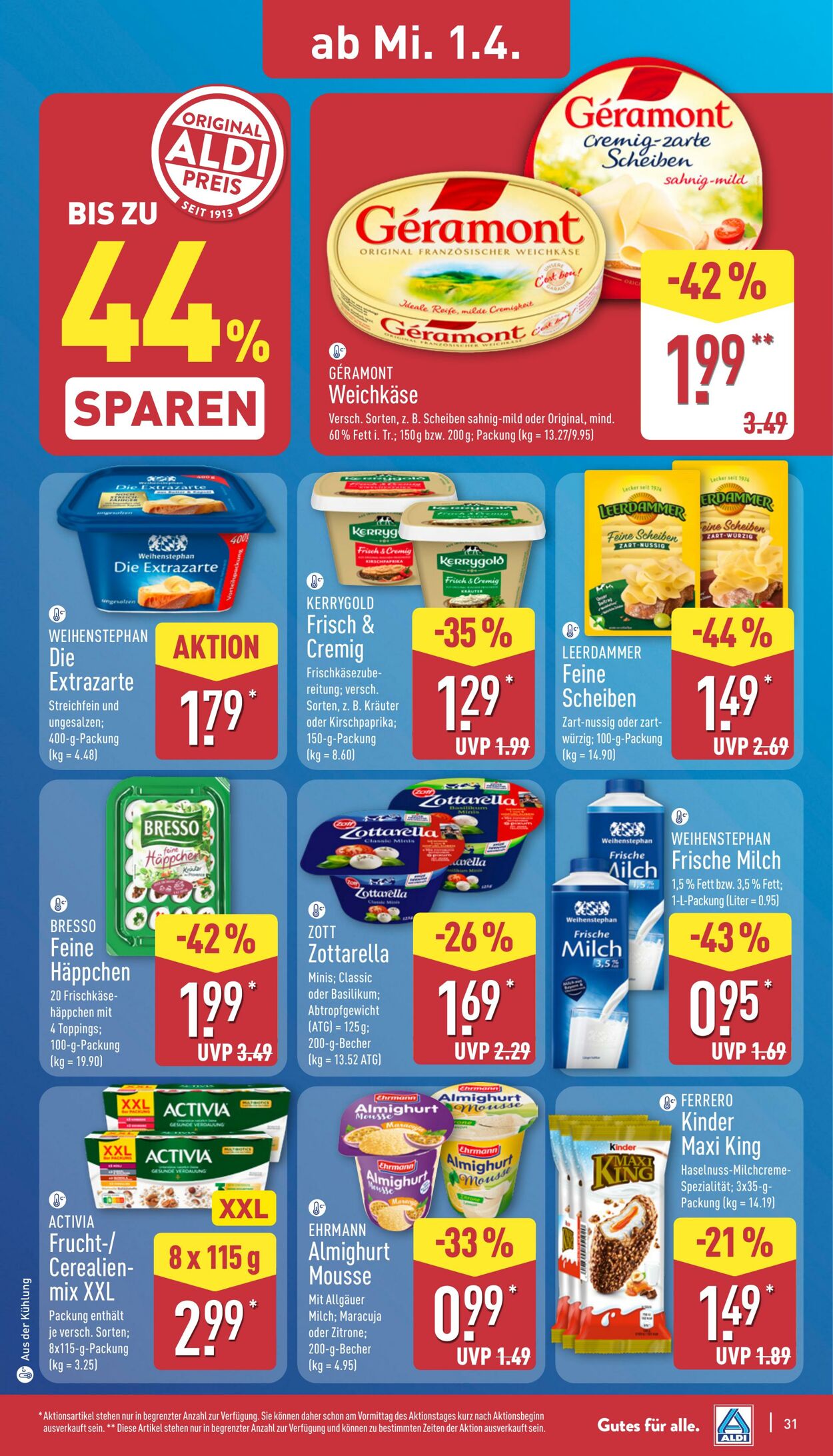 Prospekt Aldi-Nord 23.03.2026 - 28.03.2026
