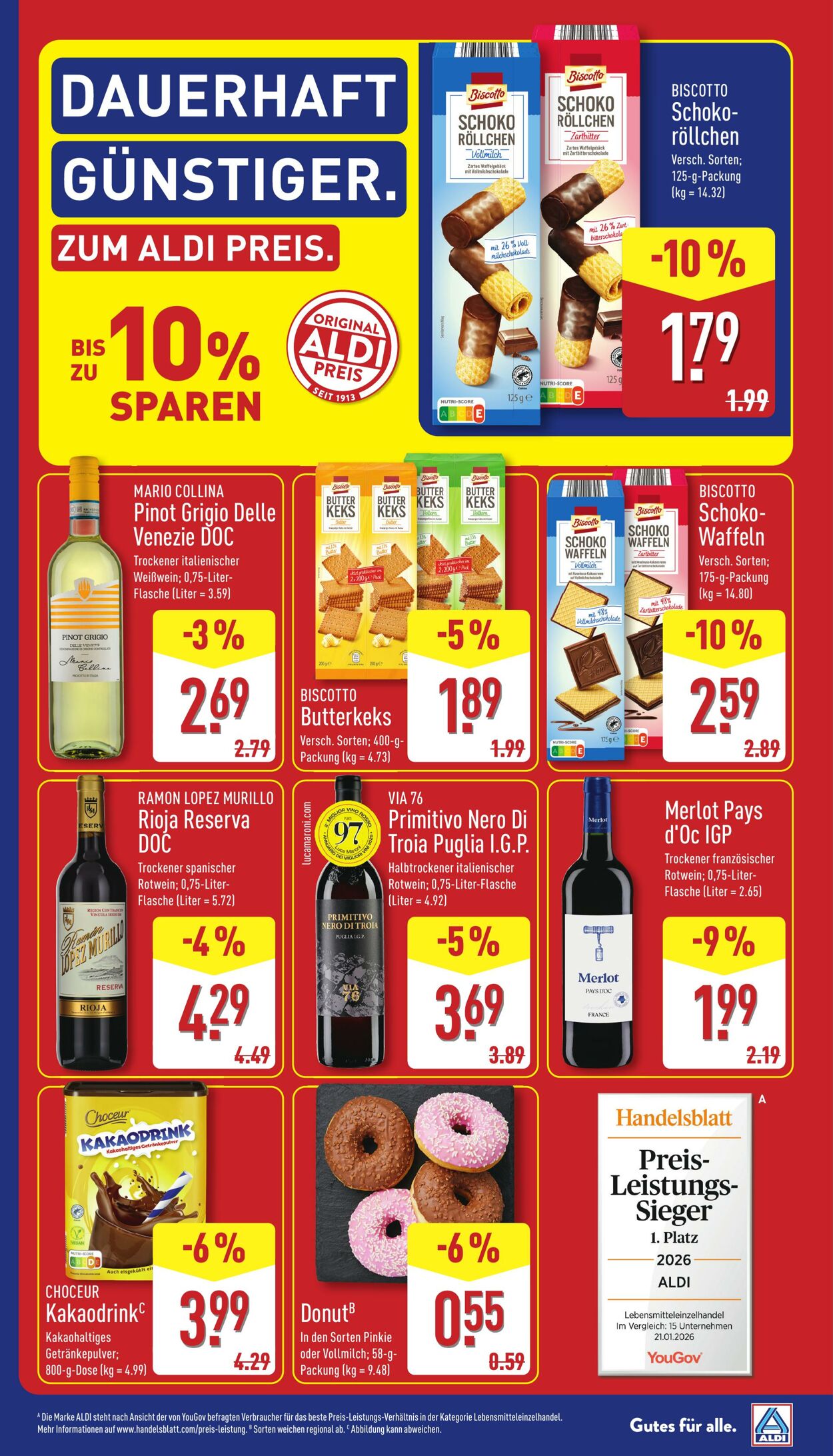 Prospekt Aldi-Nord 23.03.2026 - 28.03.2026