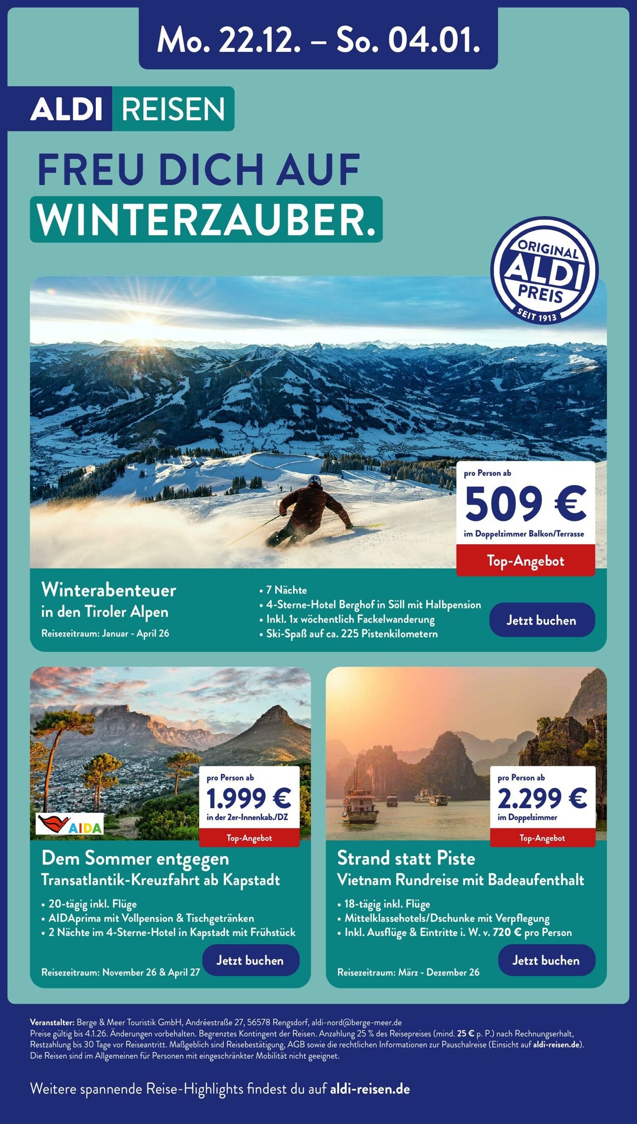 Prospekt Aldi-Nord 15.12.2025 - 20.12.2025