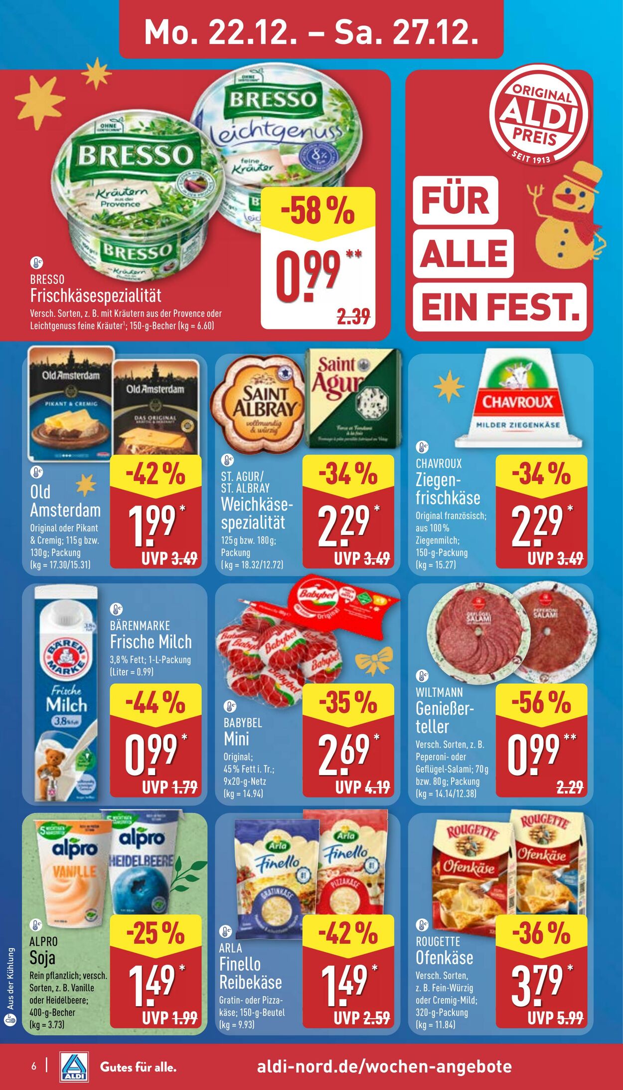 Prospekt Aldi-Nord 15.12.2025 - 20.12.2025