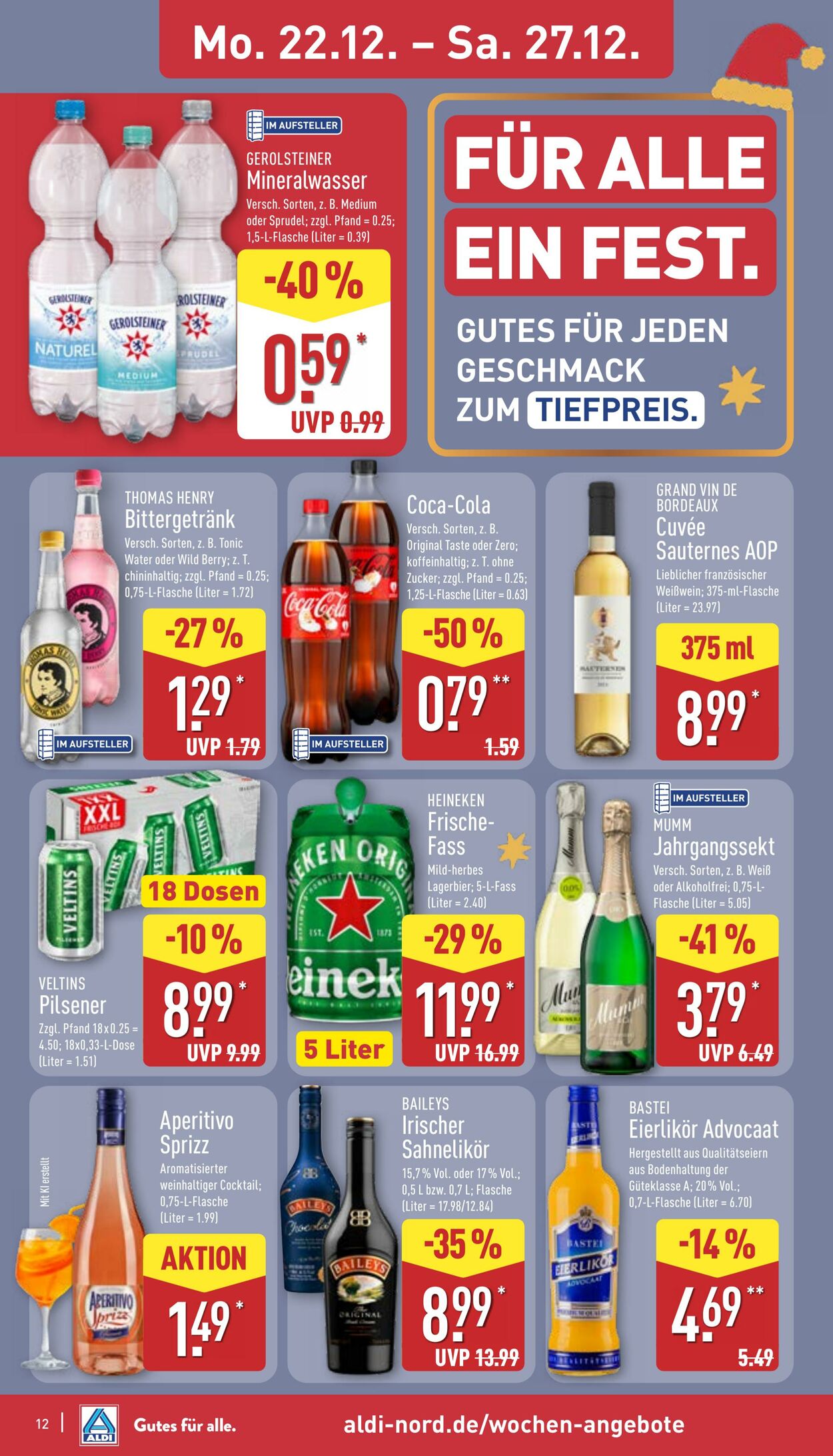 Prospekt Aldi-Nord 15.12.2025 - 20.12.2025