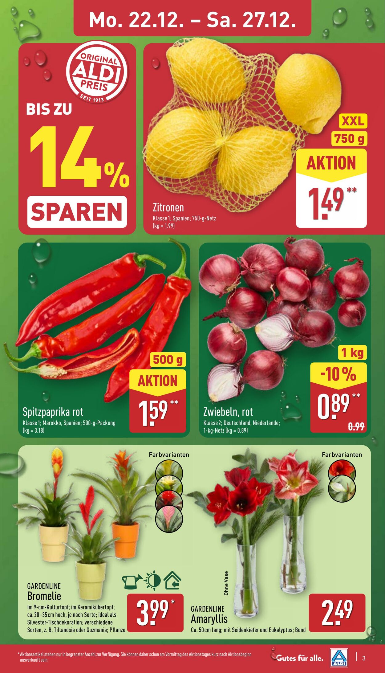 Prospekt Aldi-Nord 15.12.2025 - 20.12.2025