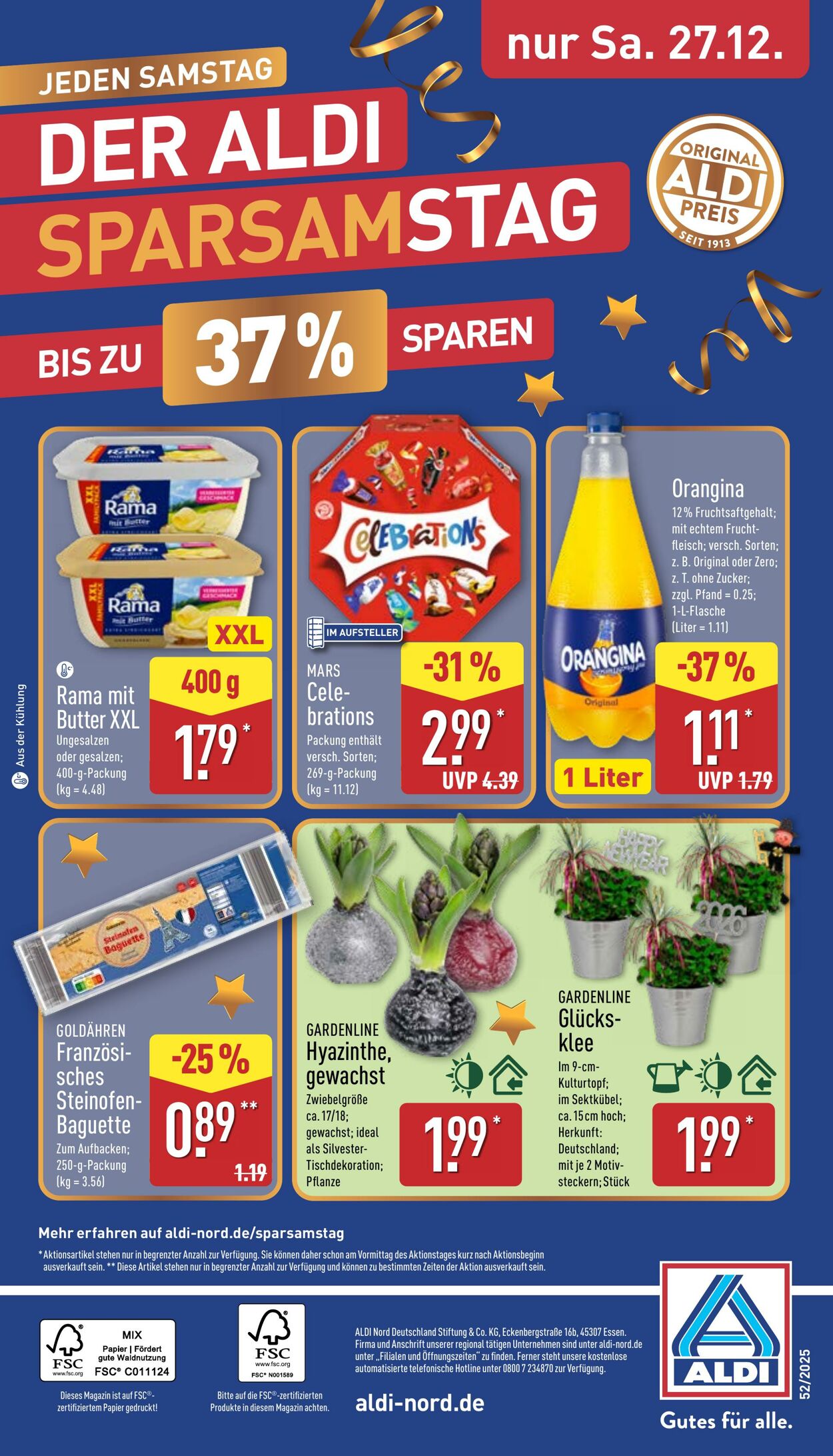 Prospekt Aldi-Nord 15.12.2025 - 20.12.2025