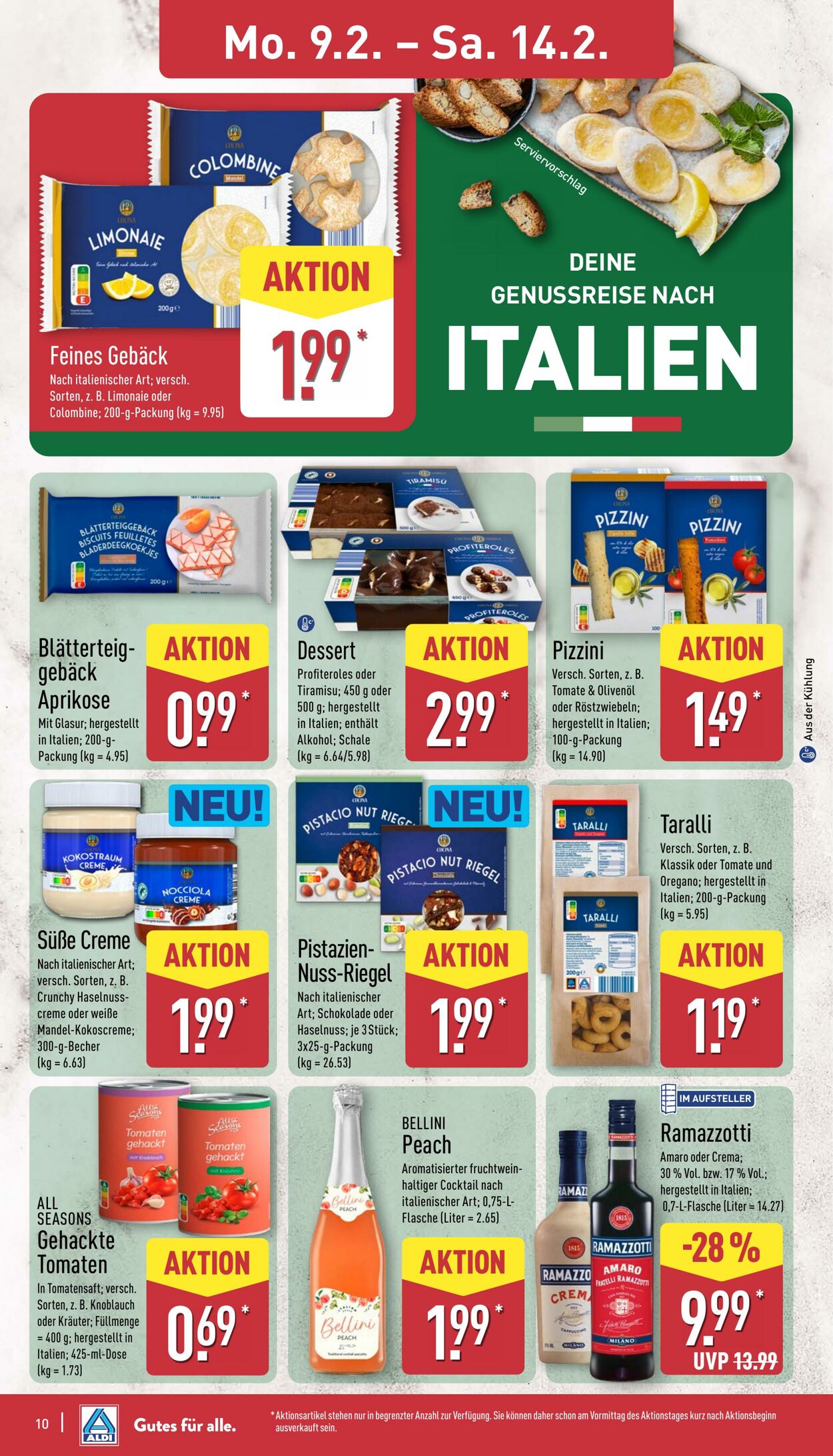 Prospekt Aldi-Nord 09.02.2026 - 14.02.2026