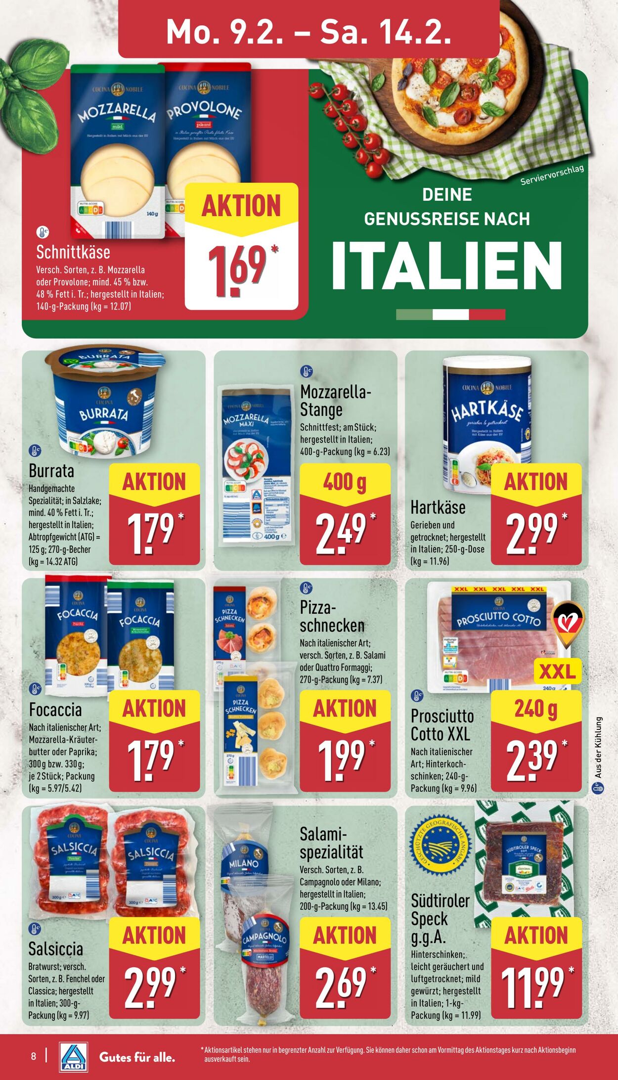 Prospekt Aldi-Nord 09.02.2026 - 14.02.2026