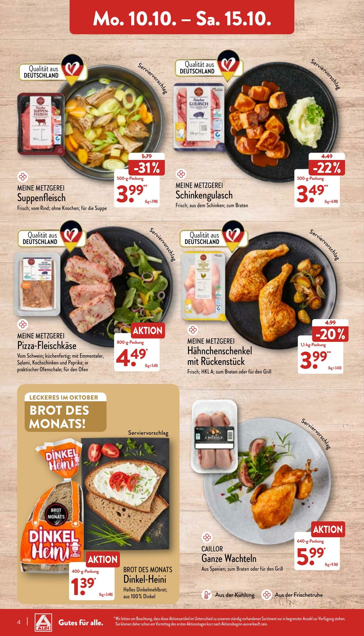 Prospekt Aldi-Nord 10.10.2022 - 15.10.2022