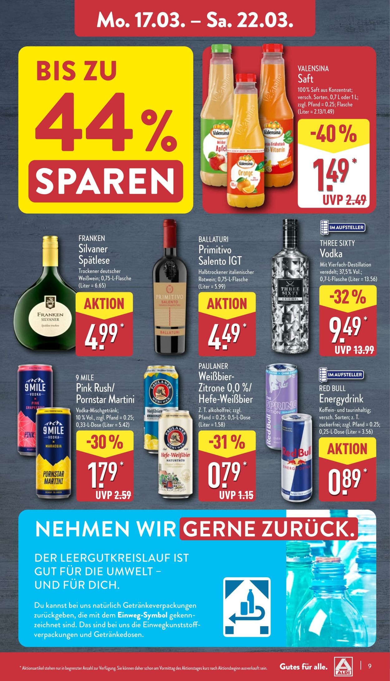 Prospekt Aldi-Nord 10.03.2025 - 15.03.2025