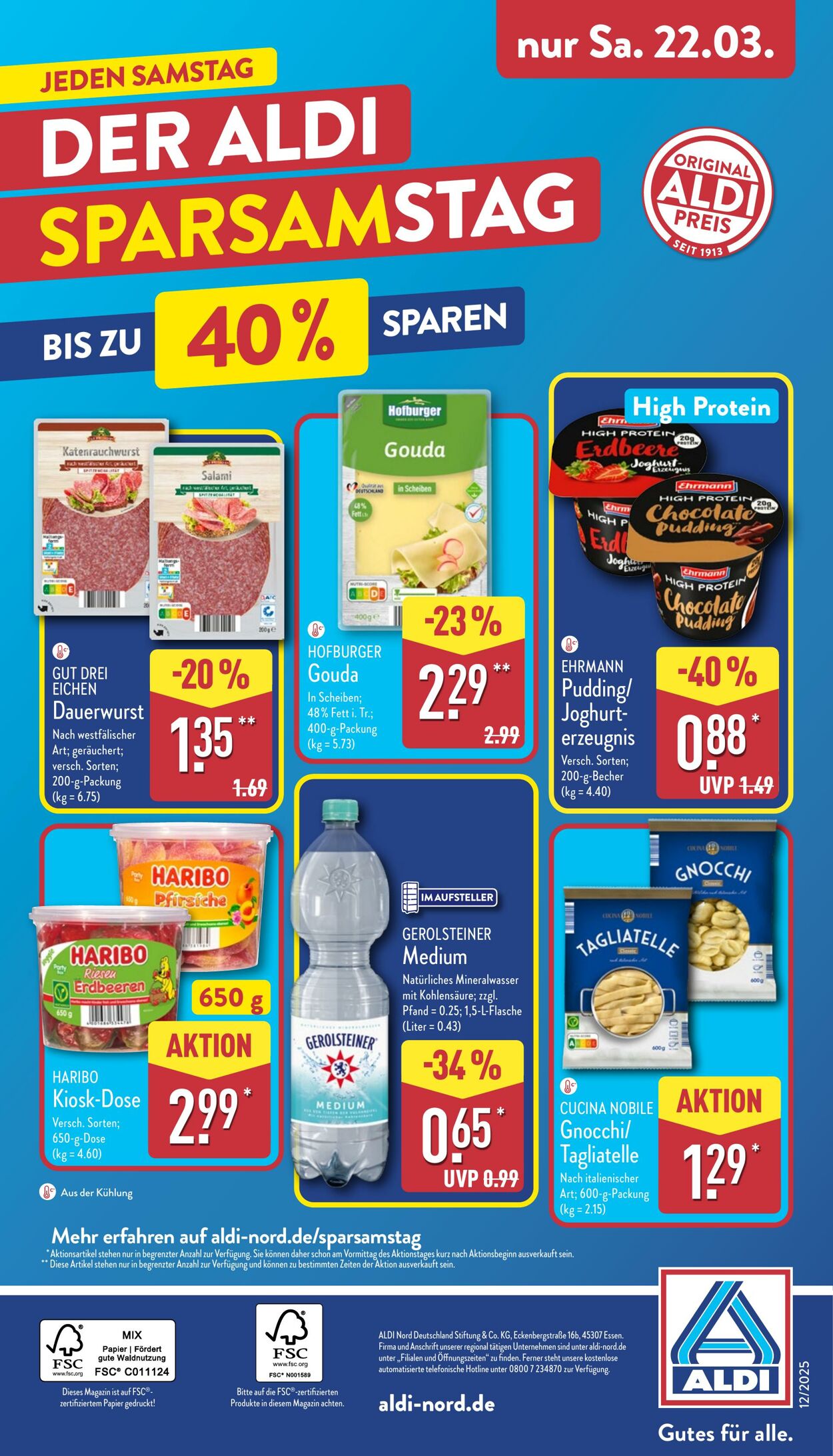 Prospekt Aldi-Nord 10.03.2025 - 15.03.2025