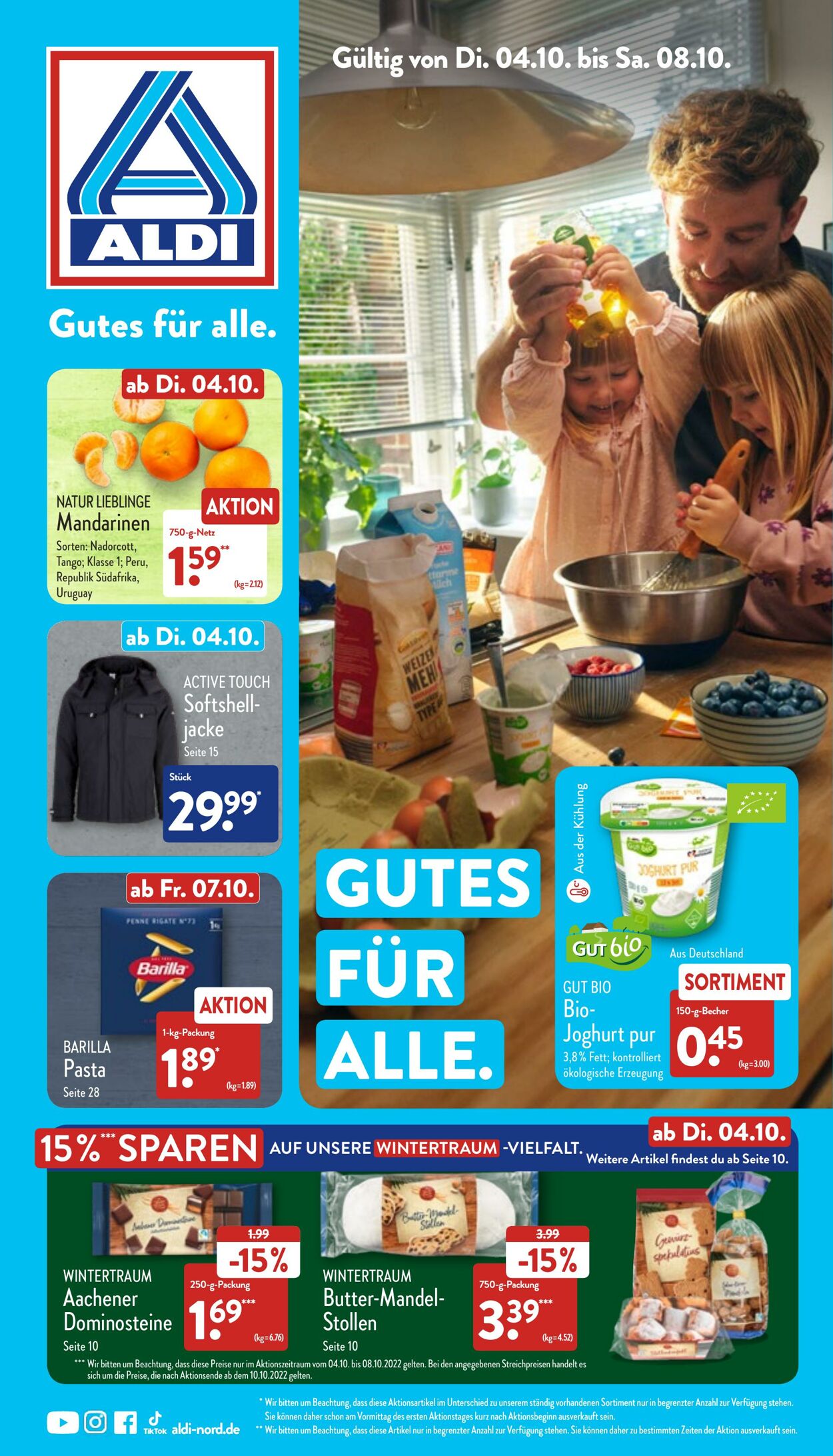 Prospekt Aldi-Nord 04.10.2022 - 08.10.2022