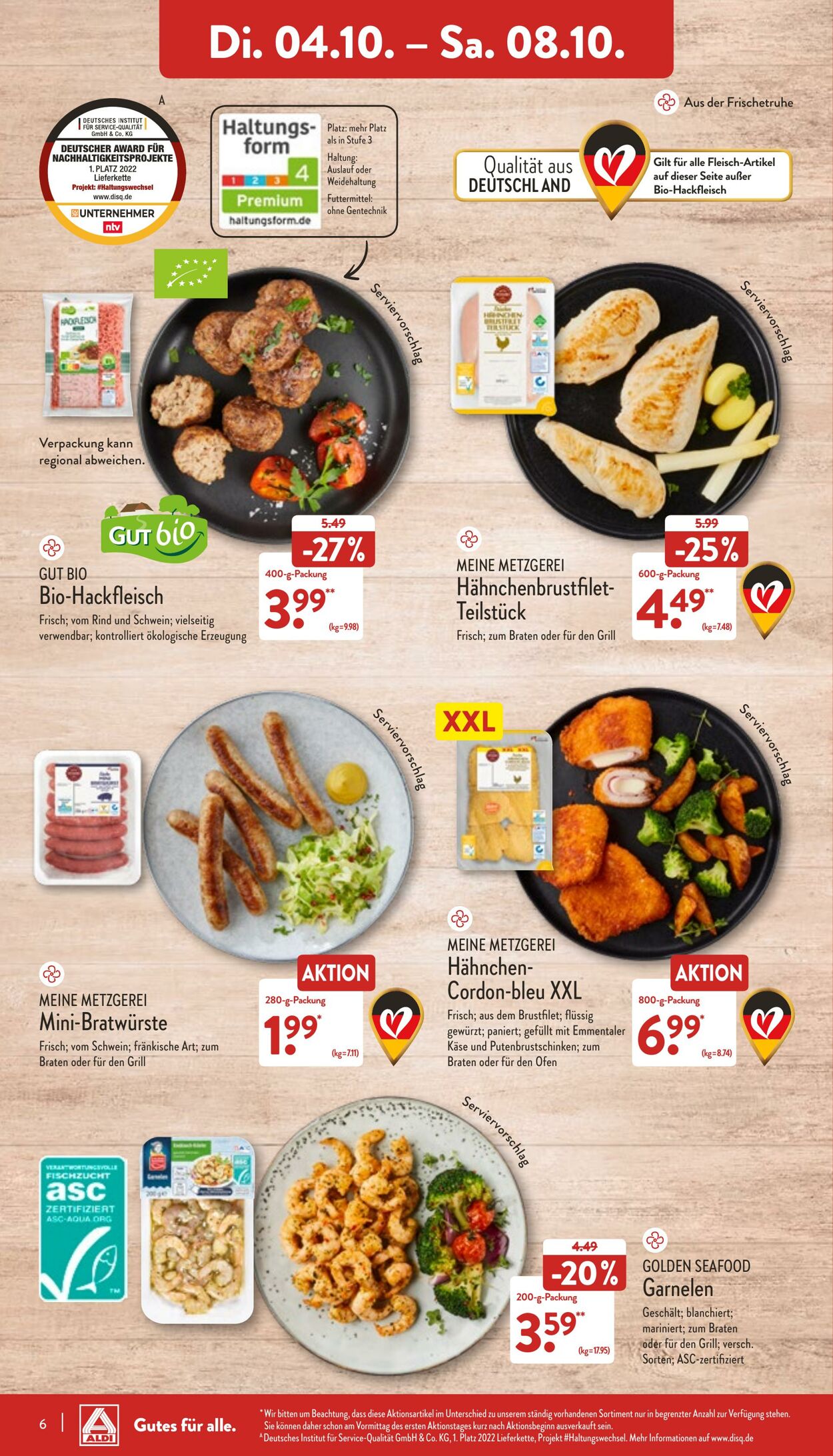 Prospekt Aldi-Nord 04.10.2022 - 08.10.2022