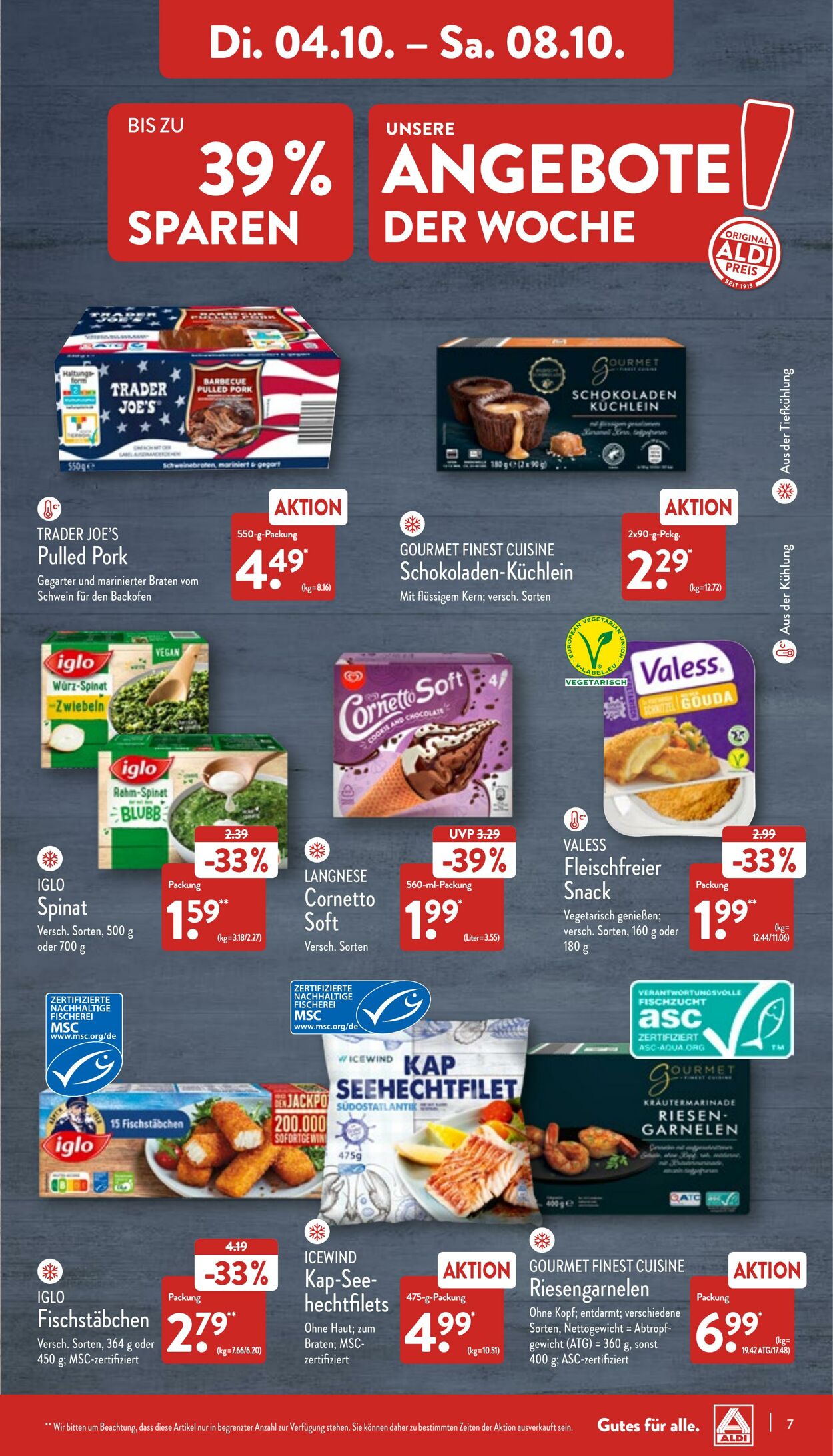 Prospekt Aldi-Nord 04.10.2022 - 08.10.2022