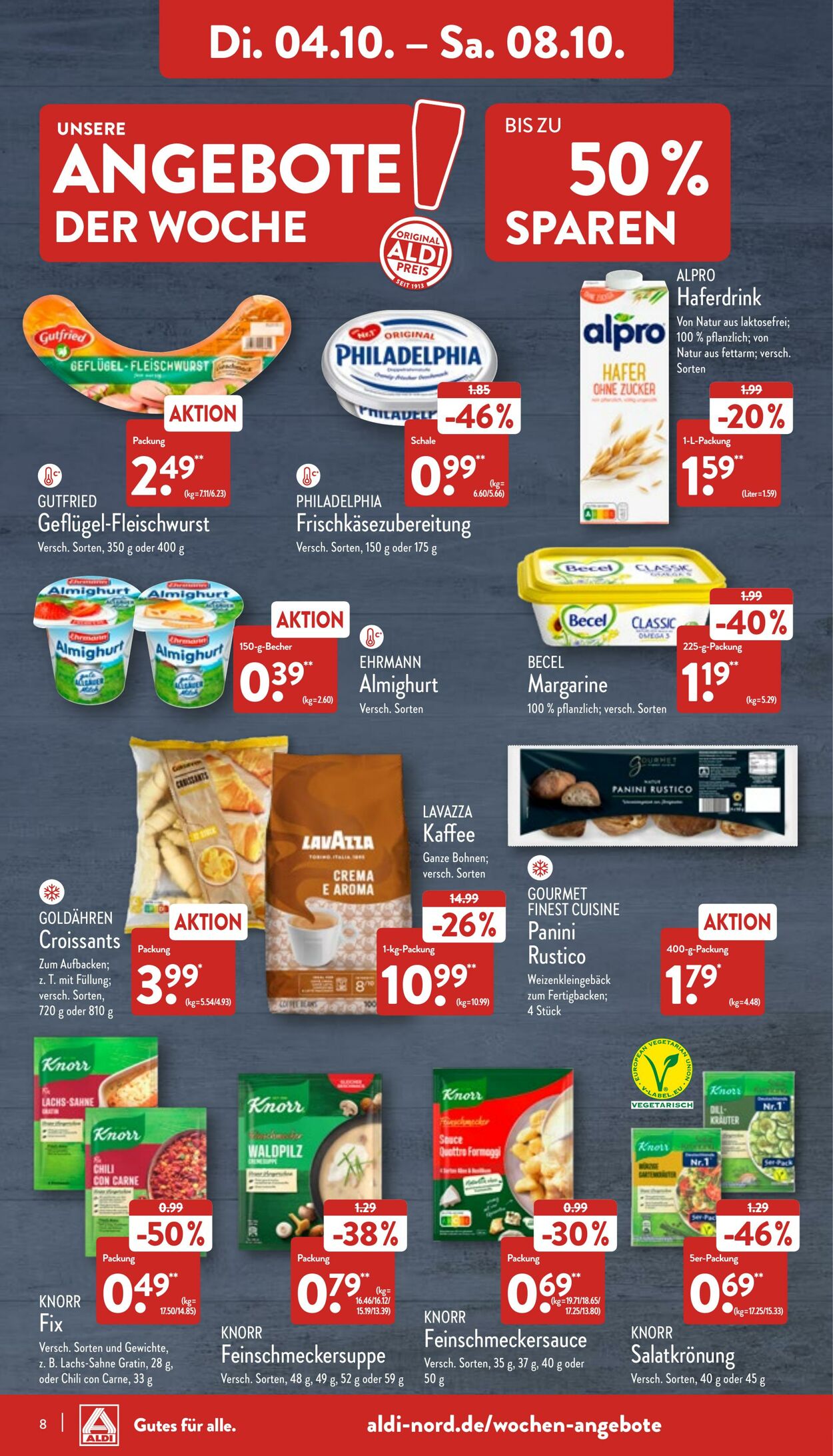 Prospekt Aldi-Nord 04.10.2022 - 08.10.2022