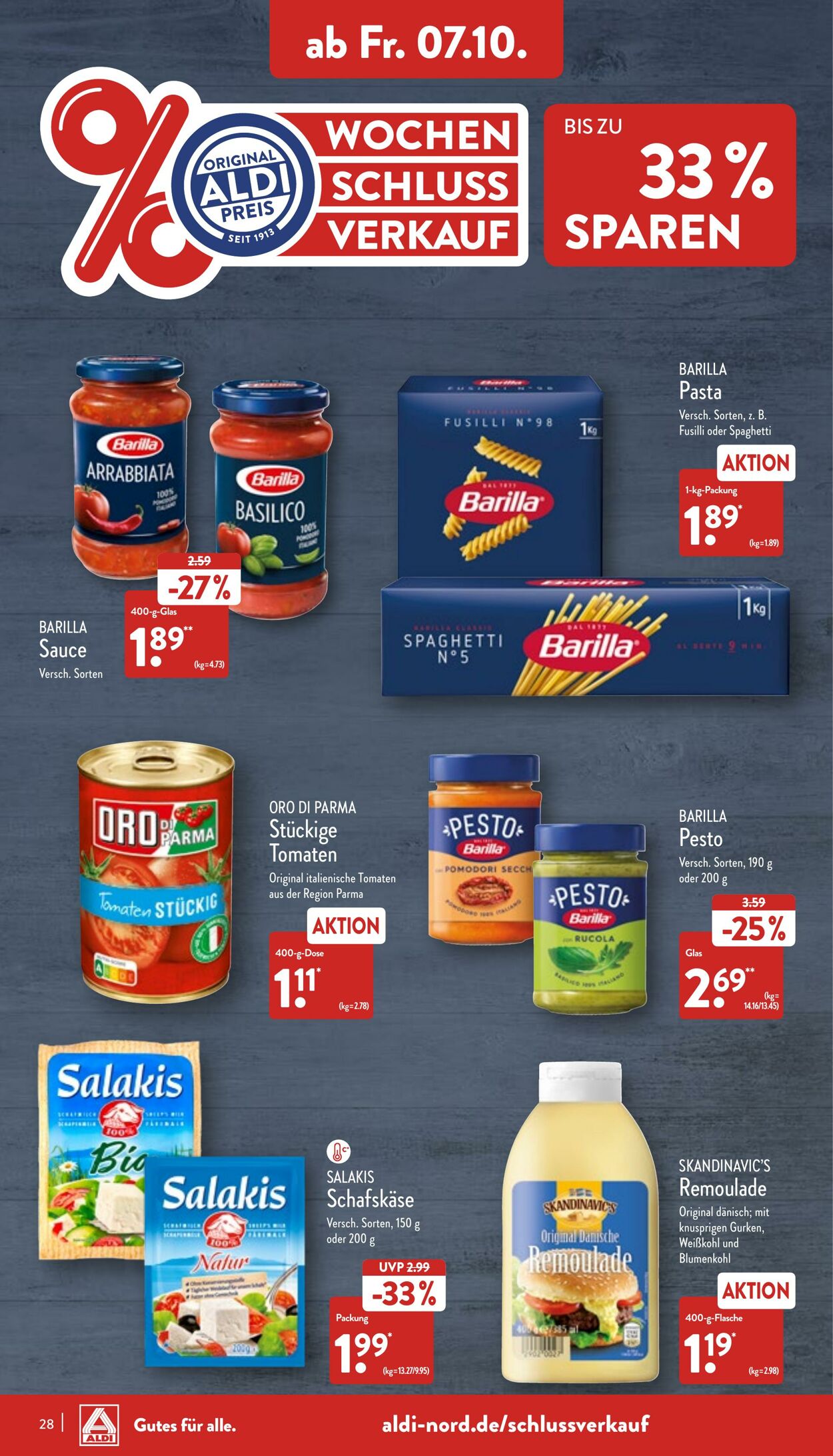 Prospekt Aldi-Nord 04.10.2022 - 08.10.2022