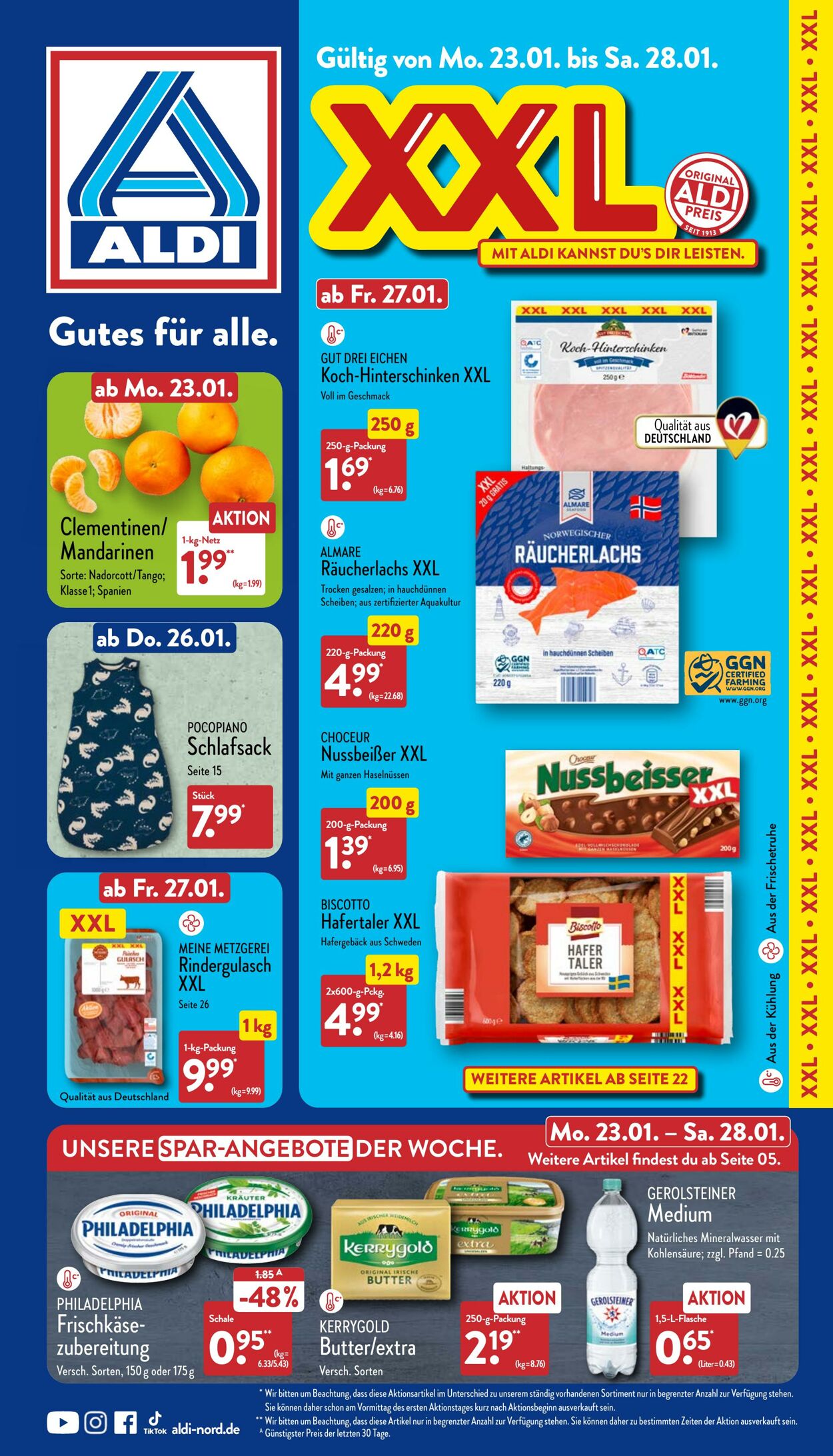 Prospekt Aldi-Nord 23.01.2023 - 28.01.2023