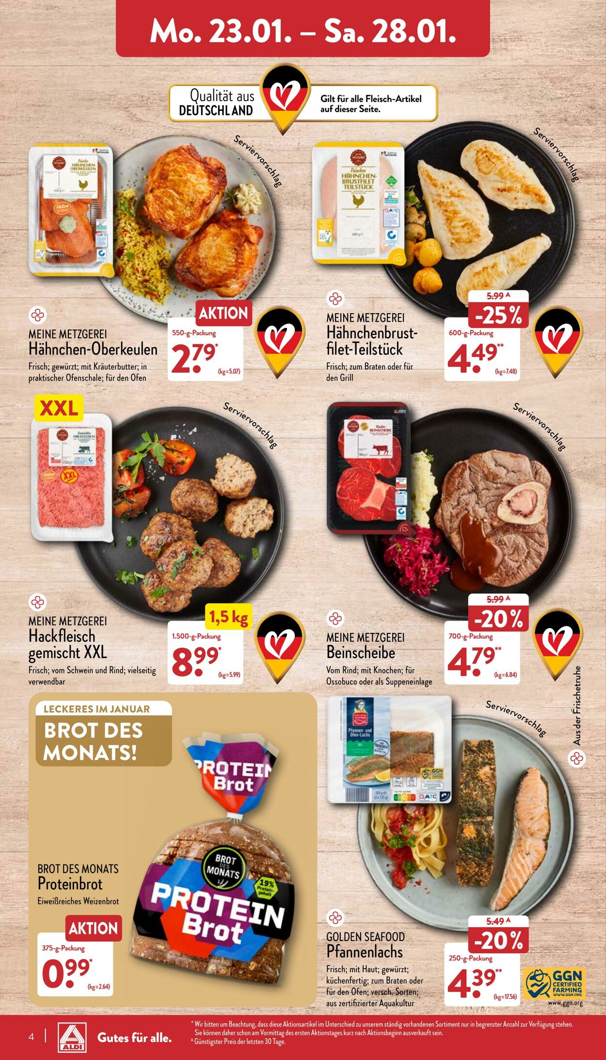 Prospekt Aldi-Nord 23.01.2023 - 28.01.2023