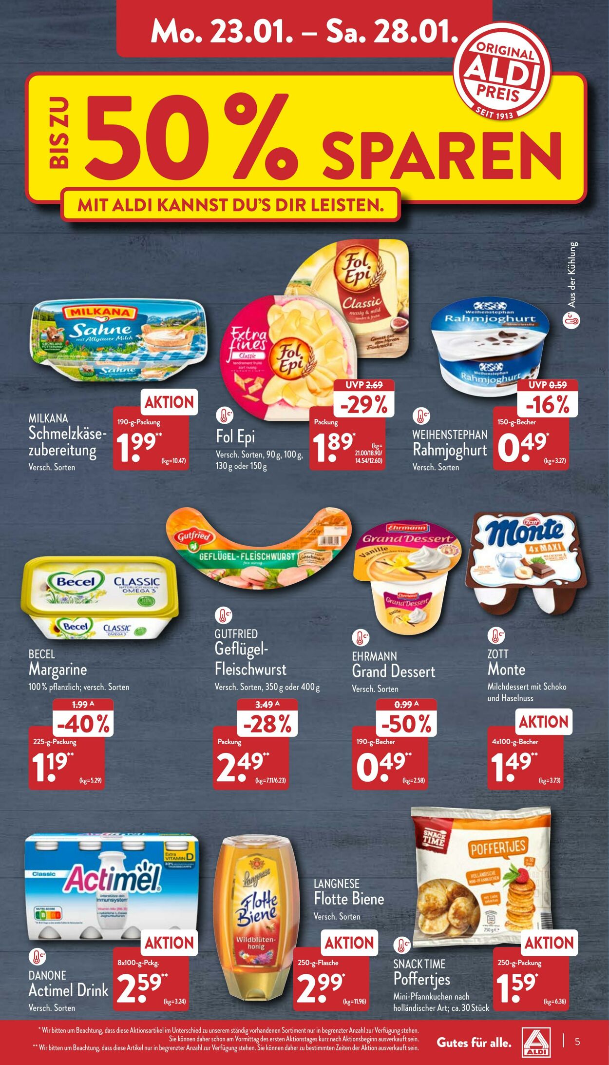 Prospekt Aldi-Nord 23.01.2023 - 28.01.2023