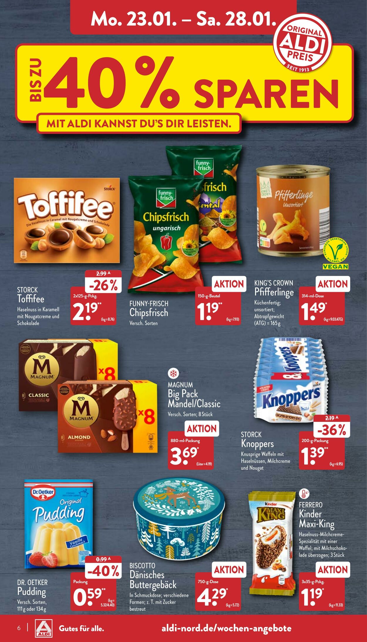 Prospekt Aldi-Nord 23.01.2023 - 28.01.2023