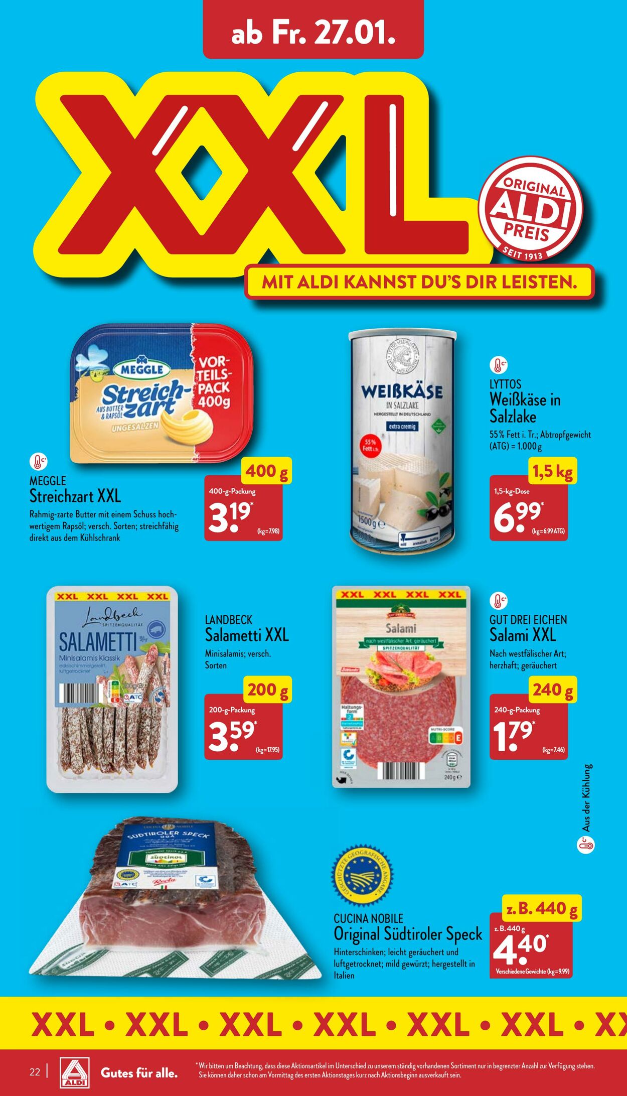 Prospekt Aldi-Nord 23.01.2023 - 28.01.2023