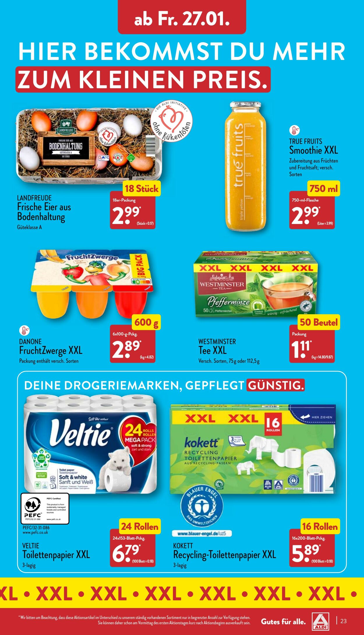 Prospekt Aldi-Nord 23.01.2023 - 28.01.2023