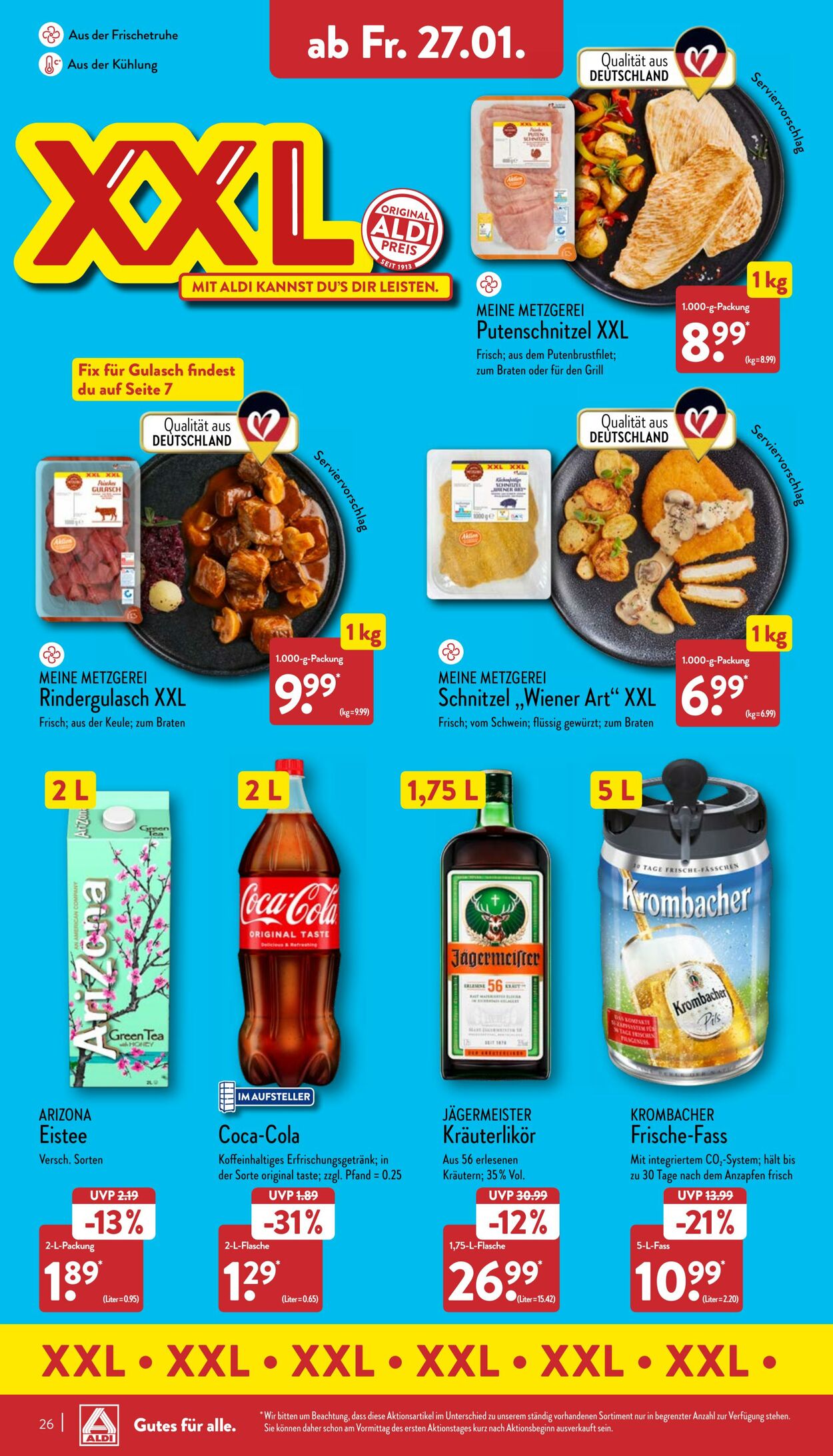 Prospekt Aldi-Nord 23.01.2023 - 28.01.2023