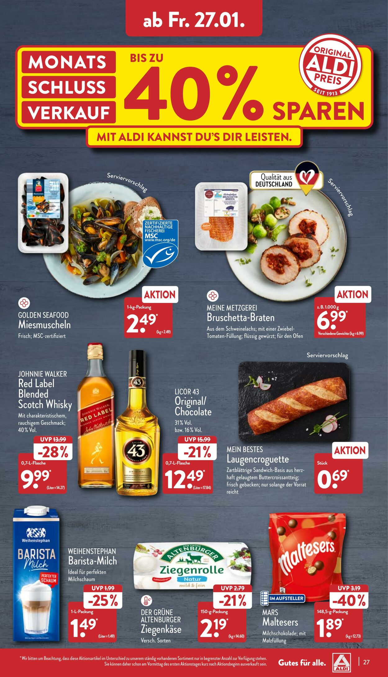 Prospekt Aldi-Nord 23.01.2023 - 28.01.2023