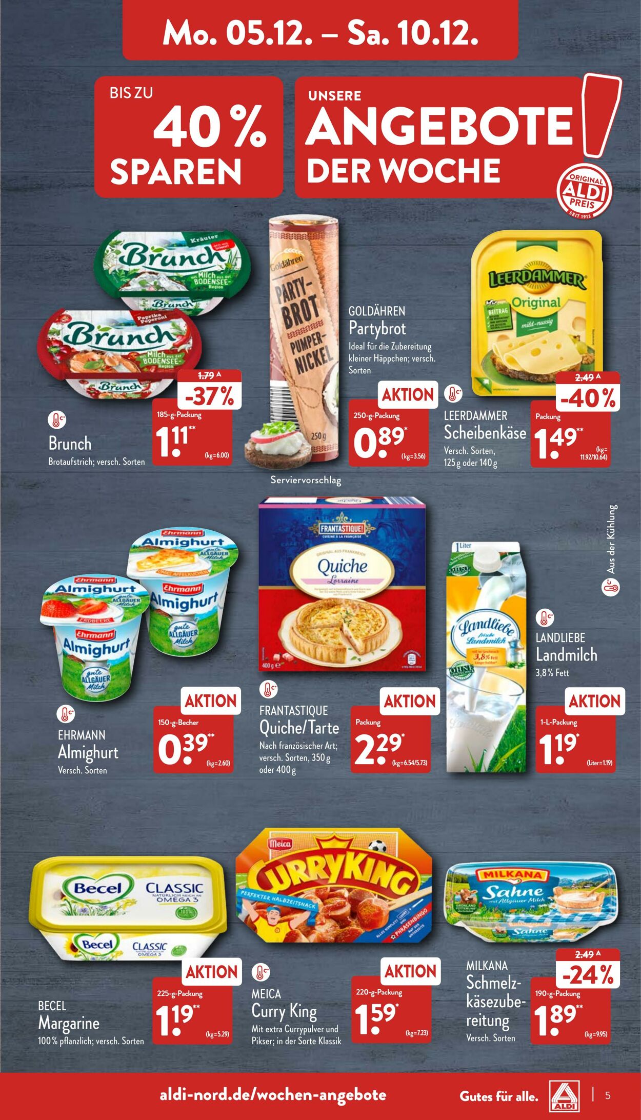 Prospekt Aldi-Nord 05.12.2022 - 10.12.2022