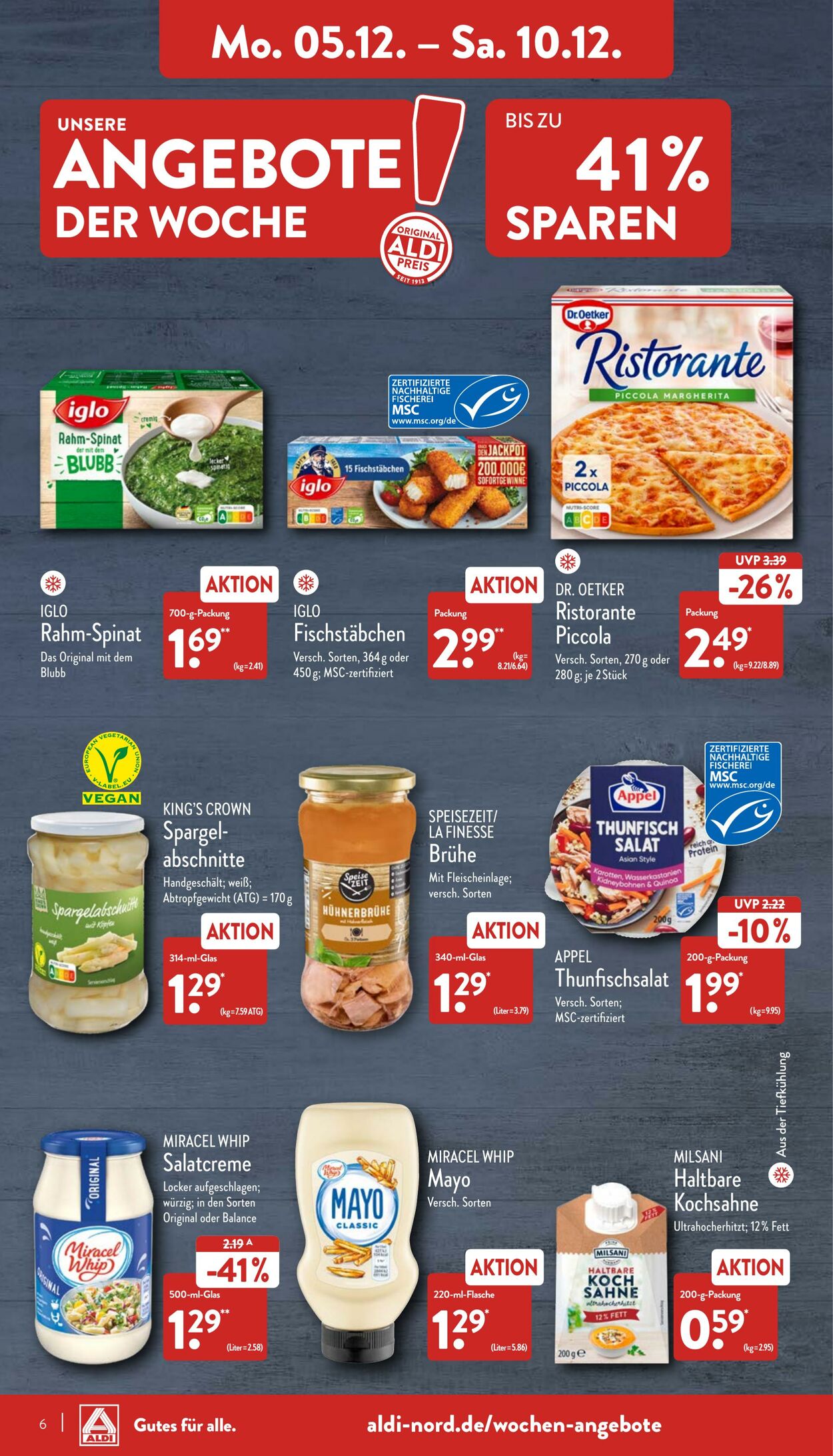 Prospekt Aldi-Nord 05.12.2022 - 10.12.2022