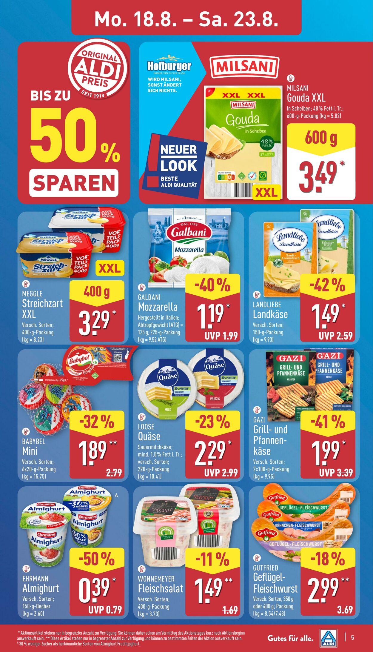 Prospekt Aldi-Nord 18.08.2025 - 23.08.2025