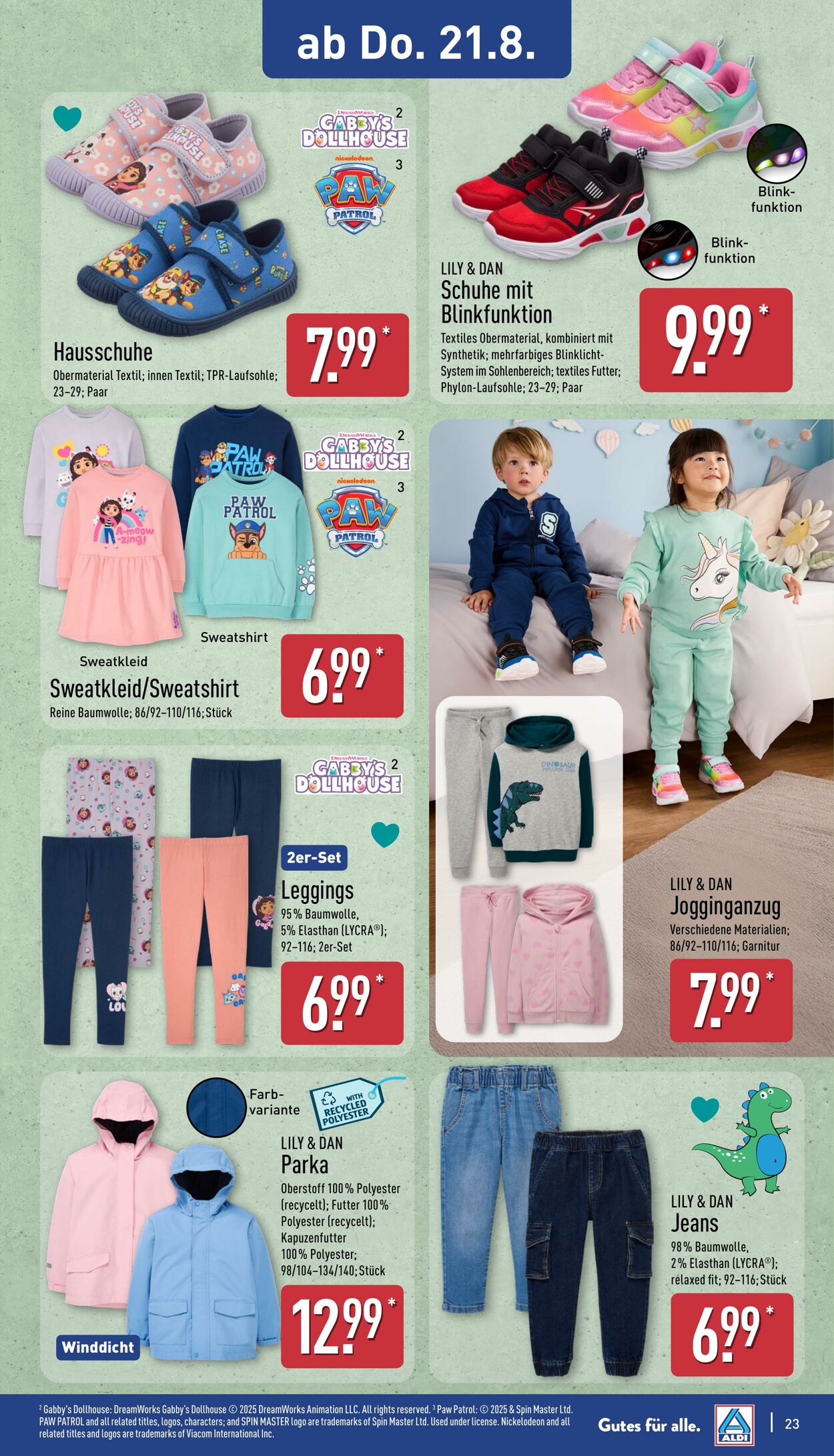 Prospekt Aldi-Nord 18.08.2025 - 23.08.2025