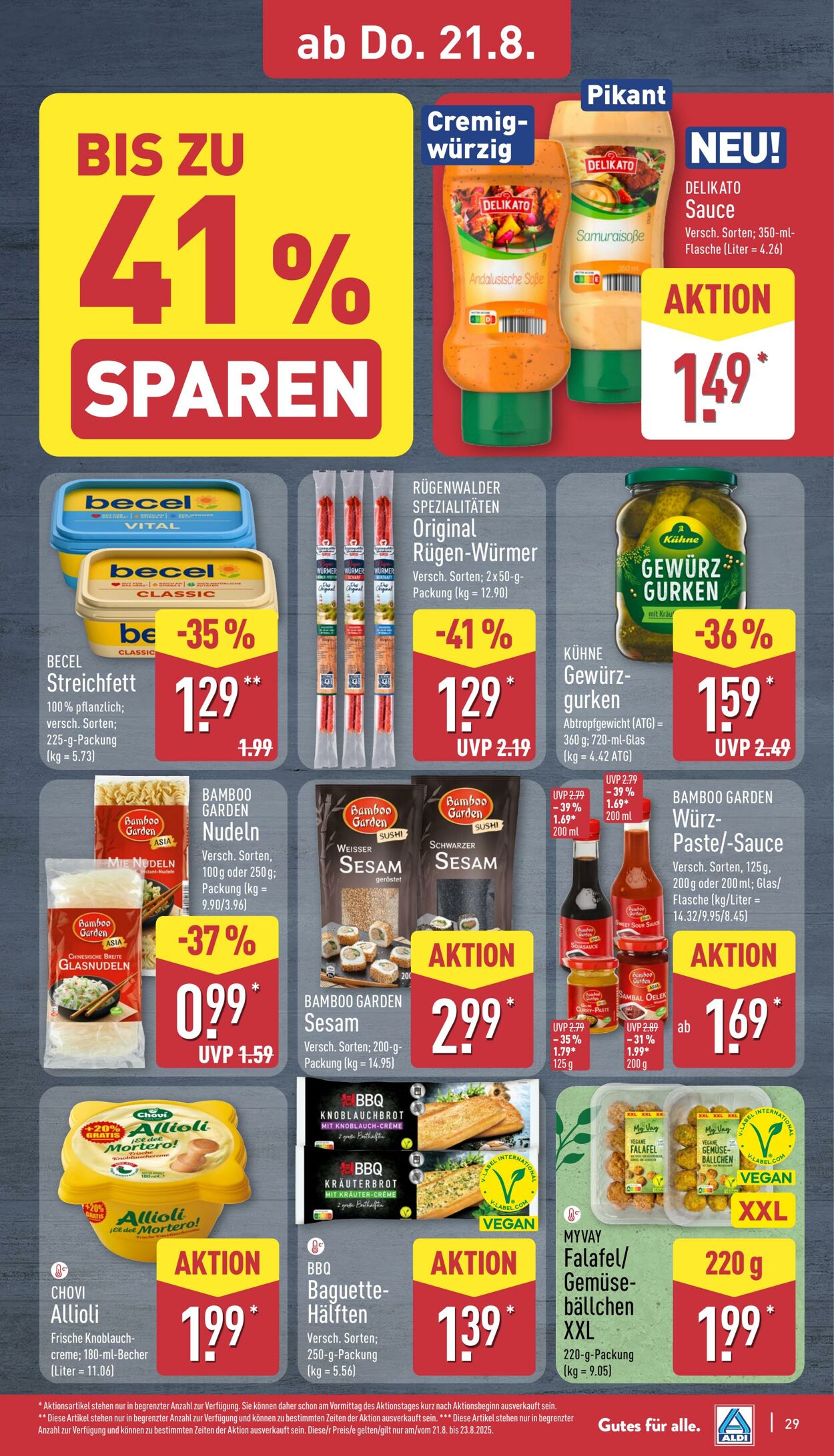 Prospekt Aldi-Nord 18.08.2025 - 23.08.2025
