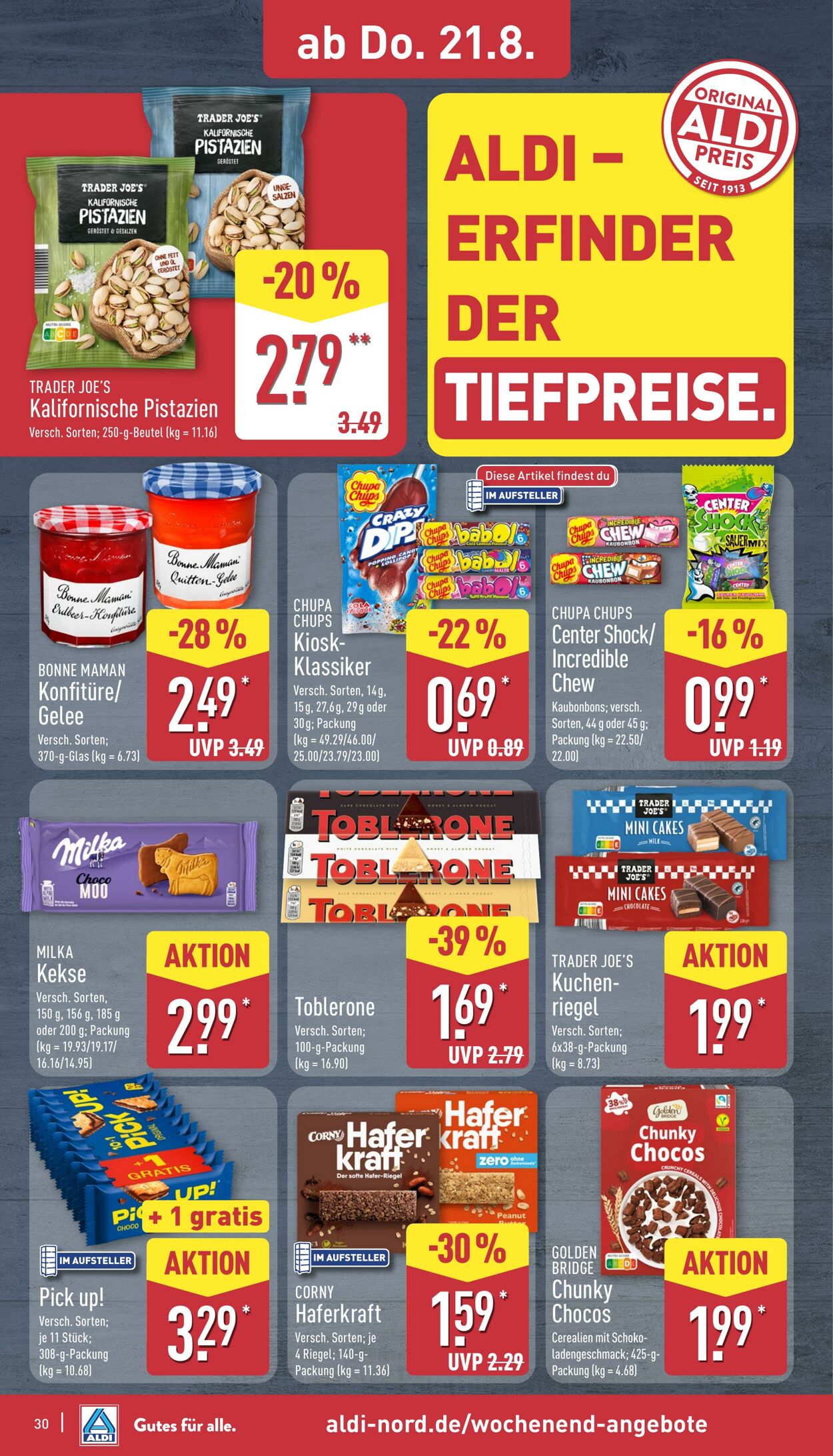 Prospekt Aldi-Nord 18.08.2025 - 23.08.2025