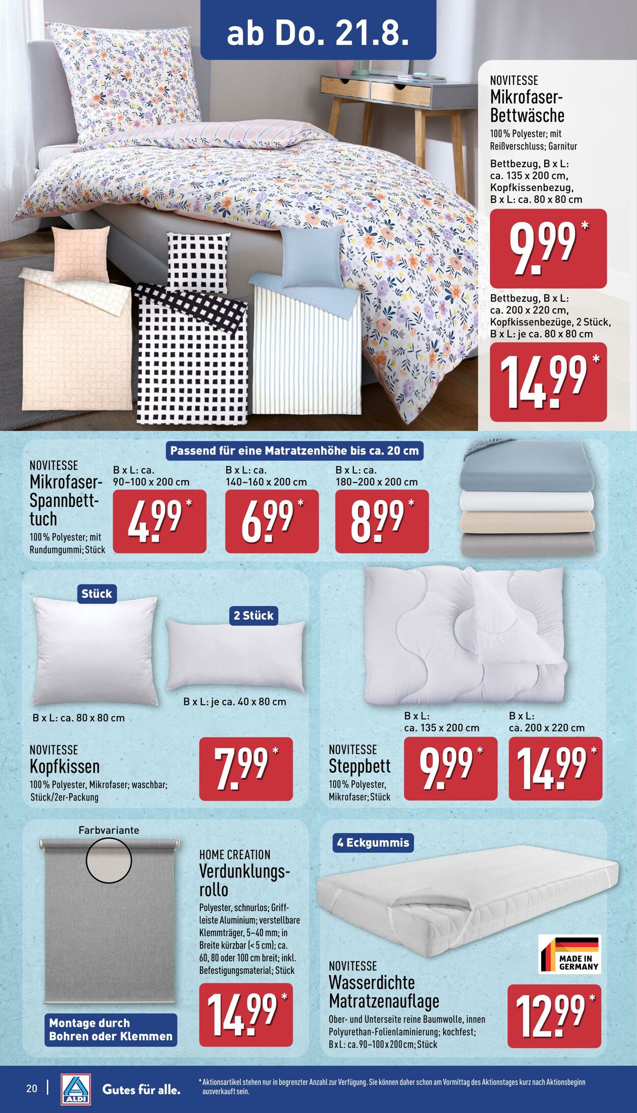 Prospekt Aldi-Nord 18.08.2025 - 23.08.2025