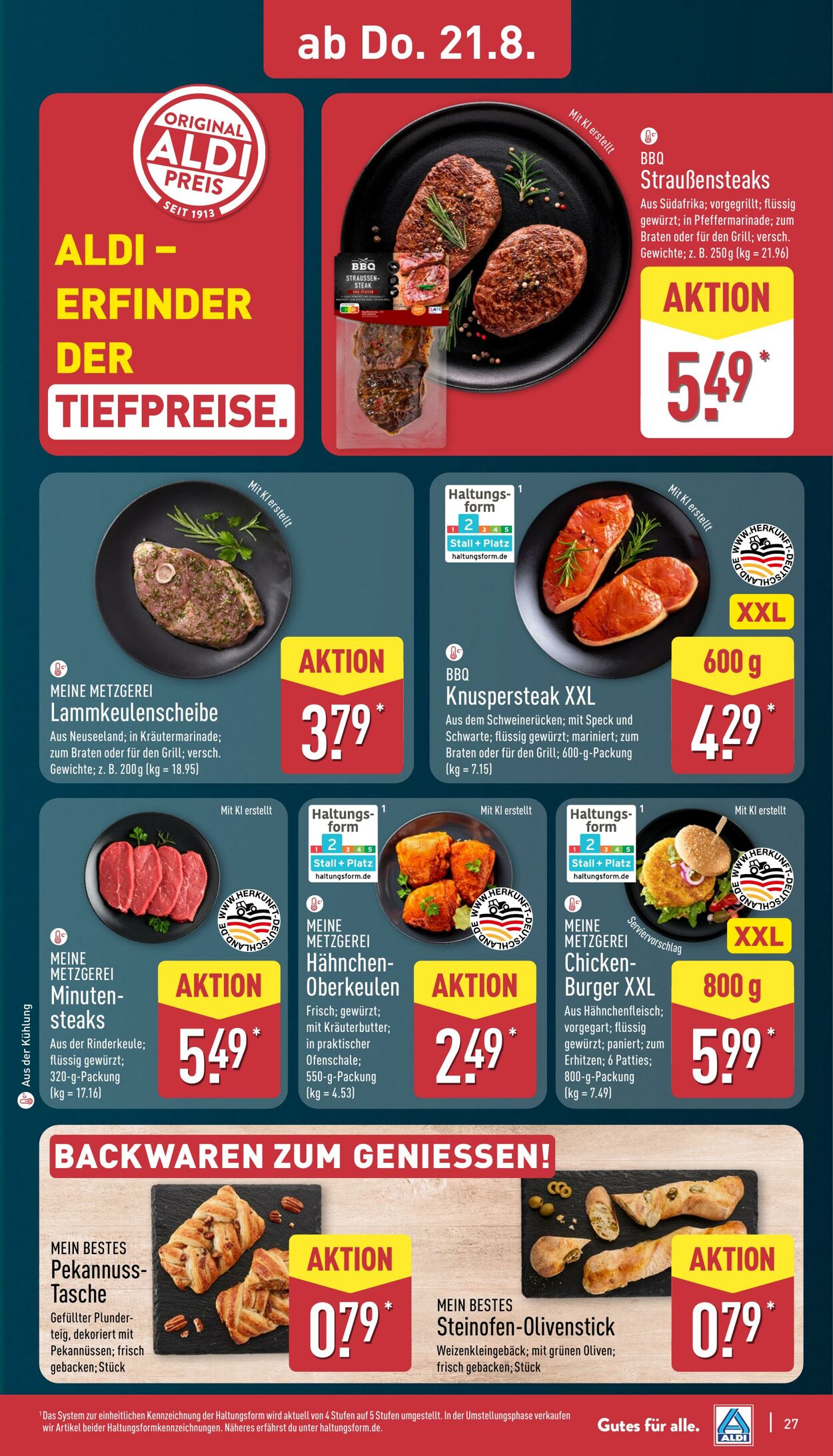 Prospekt Aldi-Nord 18.08.2025 - 23.08.2025