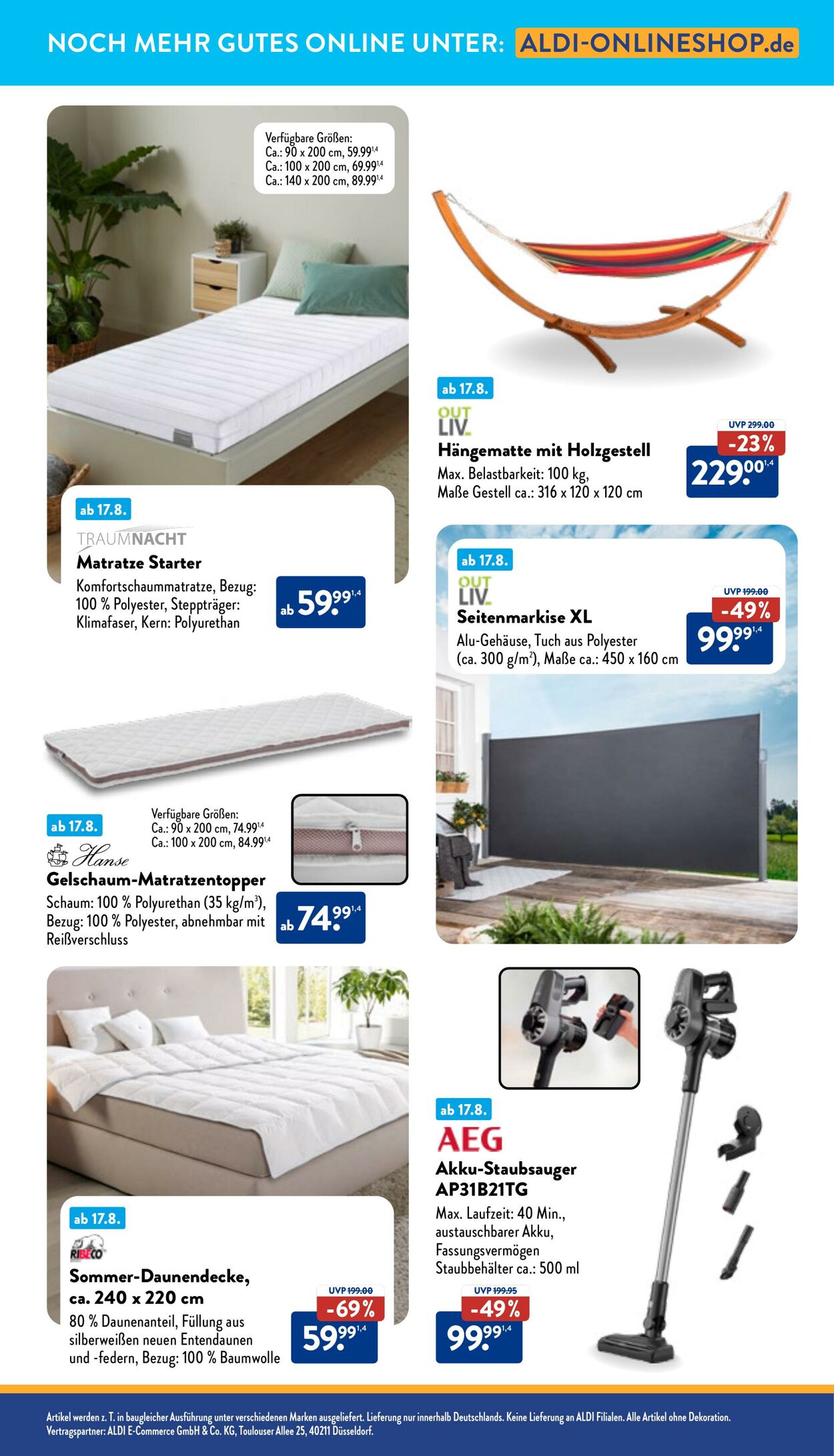 Prospekt Aldi-Nord 18.08.2025 - 23.08.2025