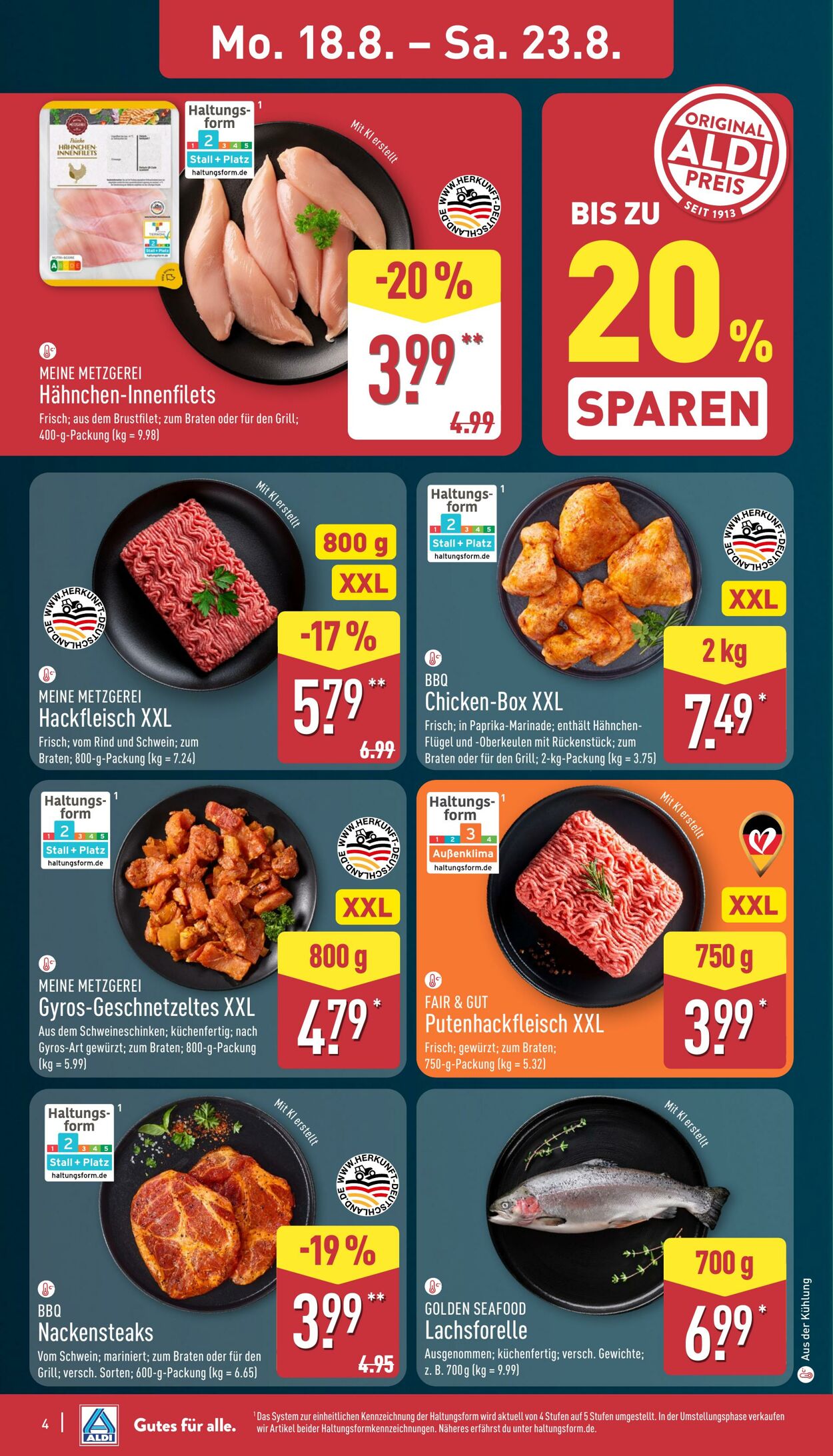 Prospekt Aldi-Nord 18.08.2025 - 23.08.2025