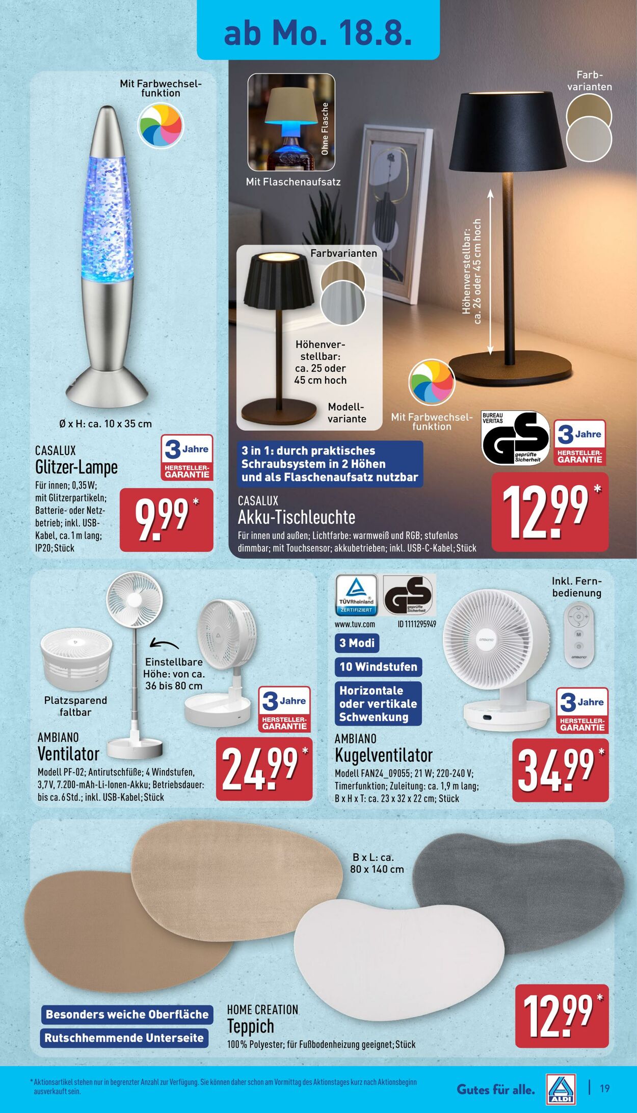 Prospekt Aldi-Nord 18.08.2025 - 23.08.2025