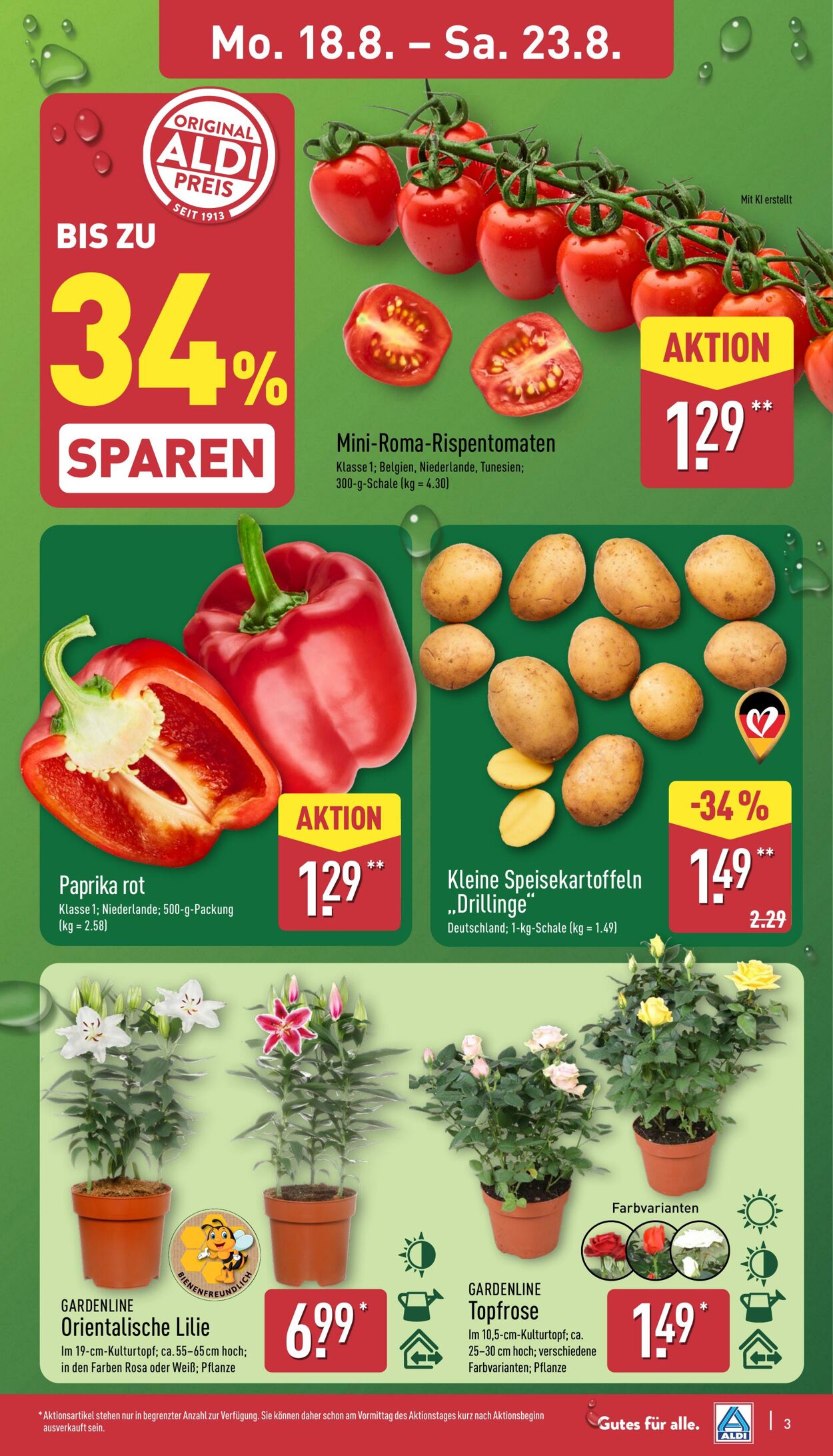 Prospekt Aldi-Nord 18.08.2025 - 23.08.2025
