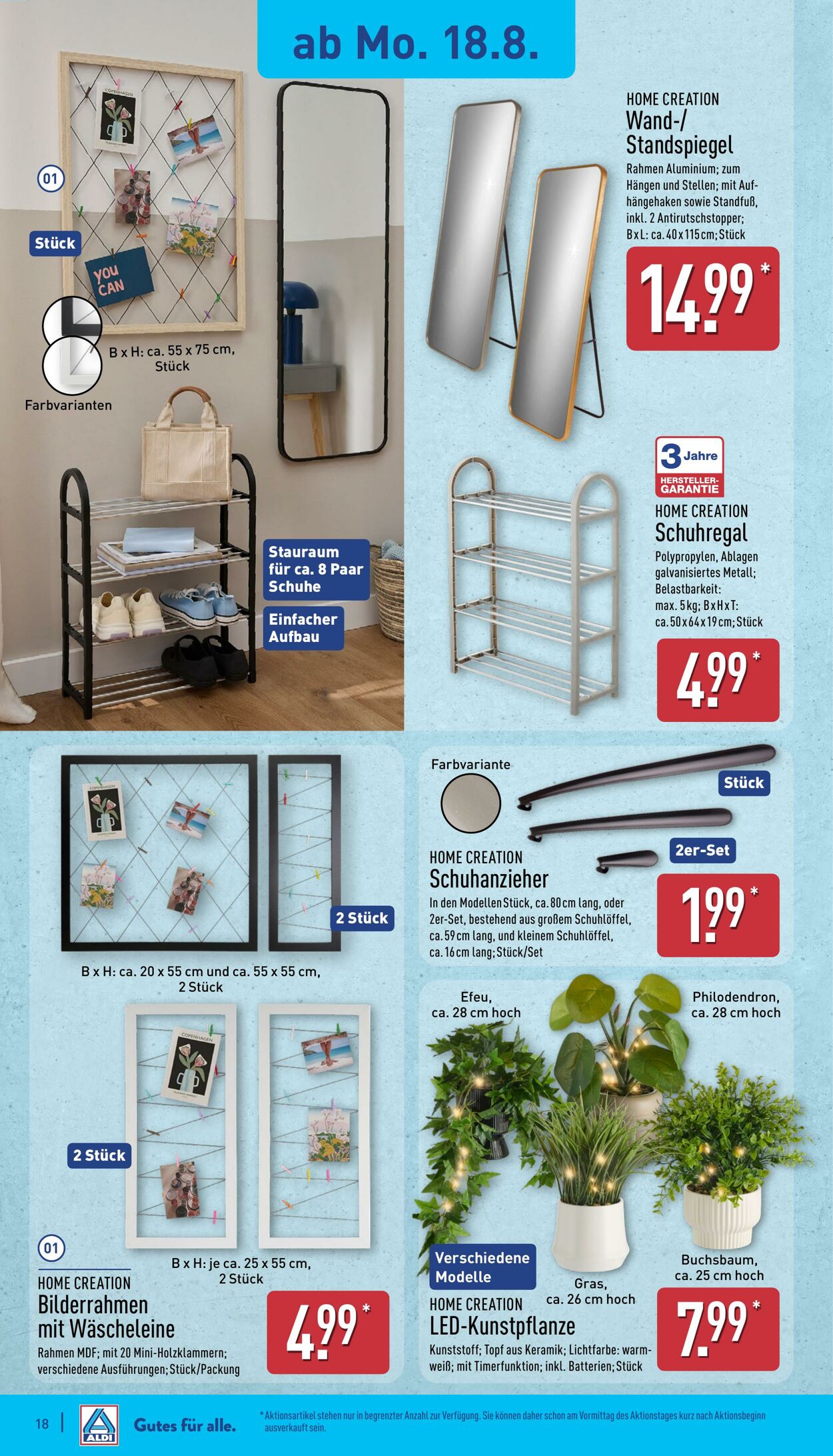 Prospekt Aldi-Nord 18.08.2025 - 23.08.2025