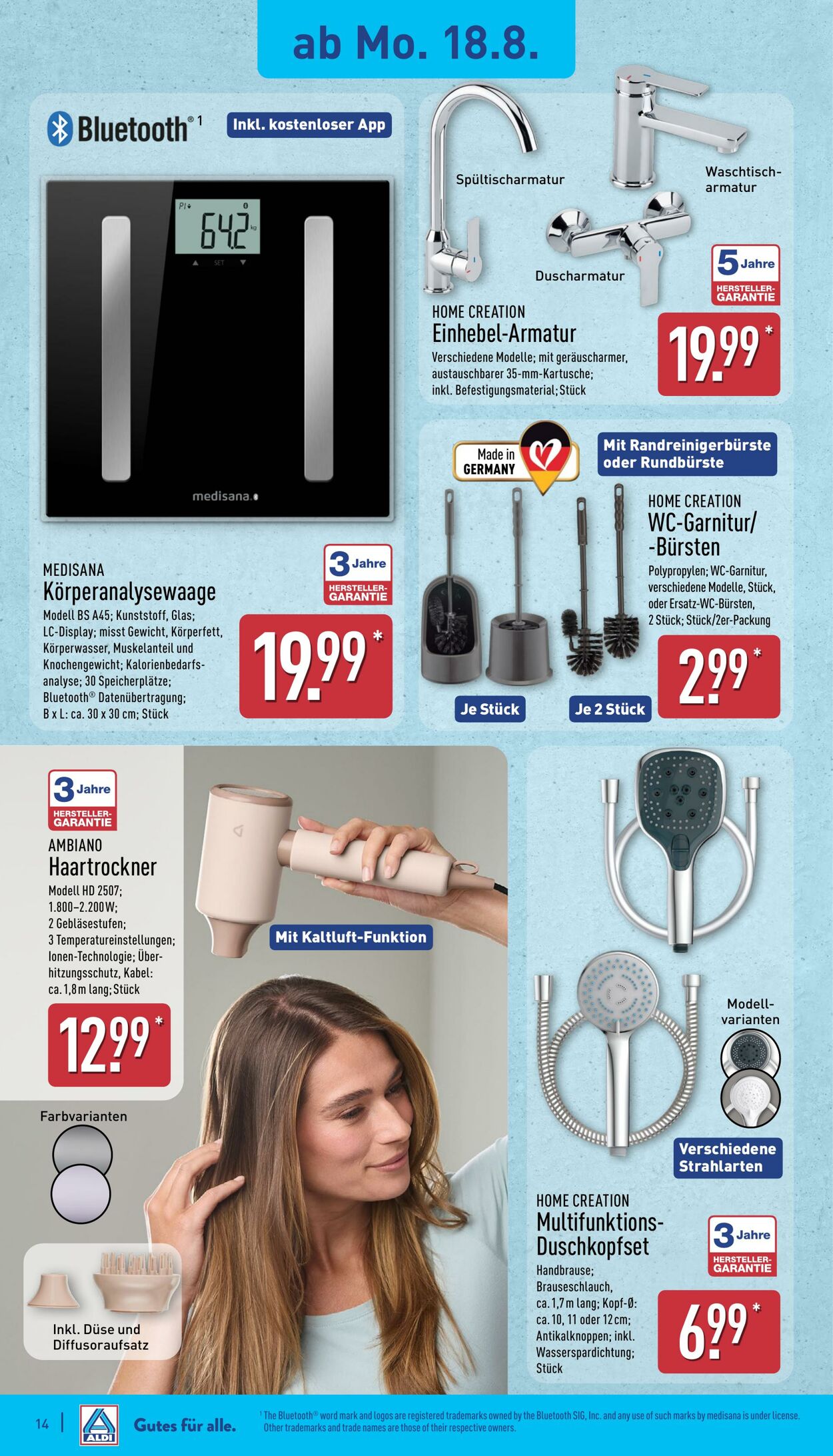 Prospekt Aldi-Nord 18.08.2025 - 23.08.2025